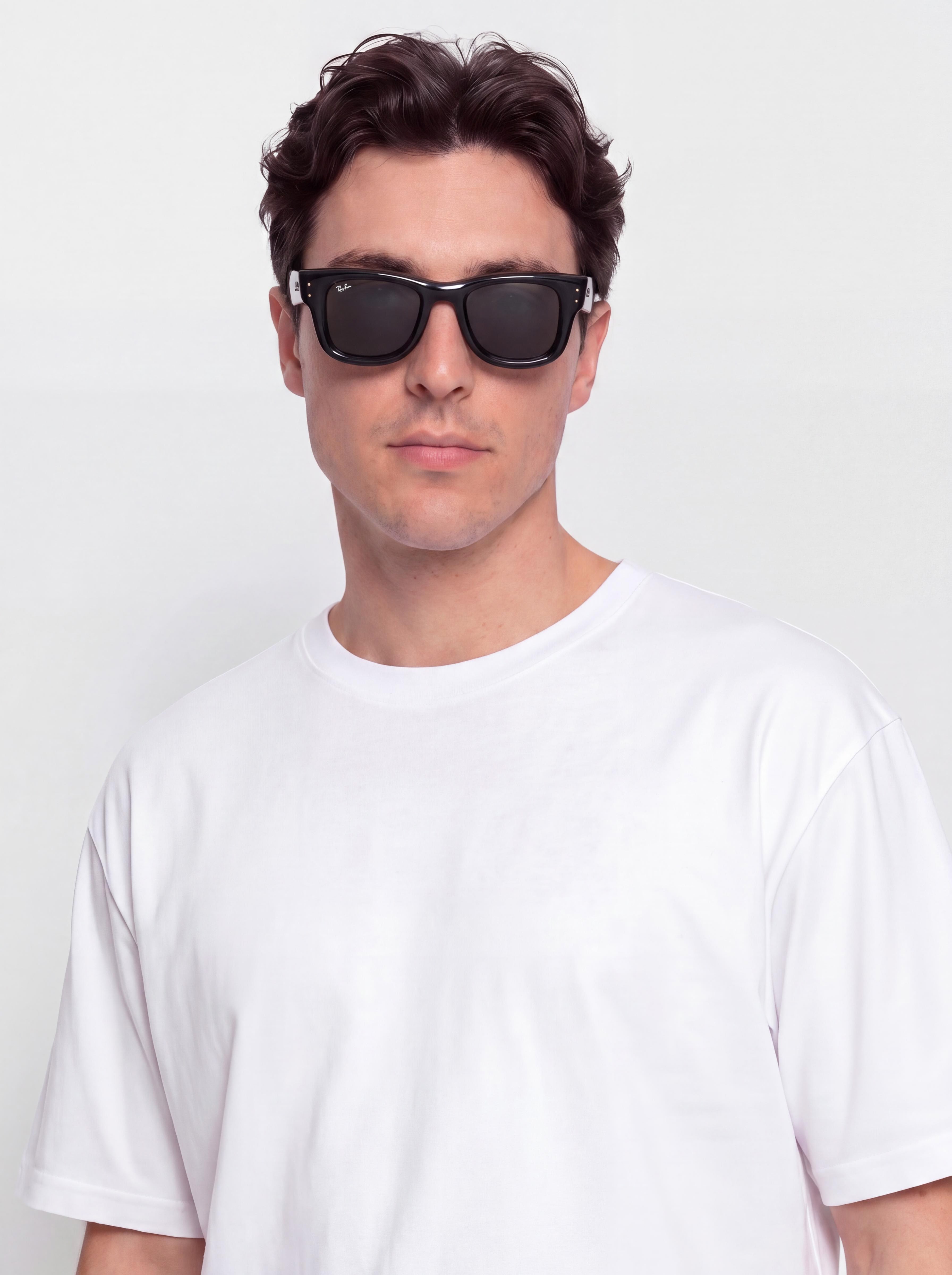 Sluneční brýle Ray-Ban Wayfarer Puffer (polerowany czarny/ultra czarny)
