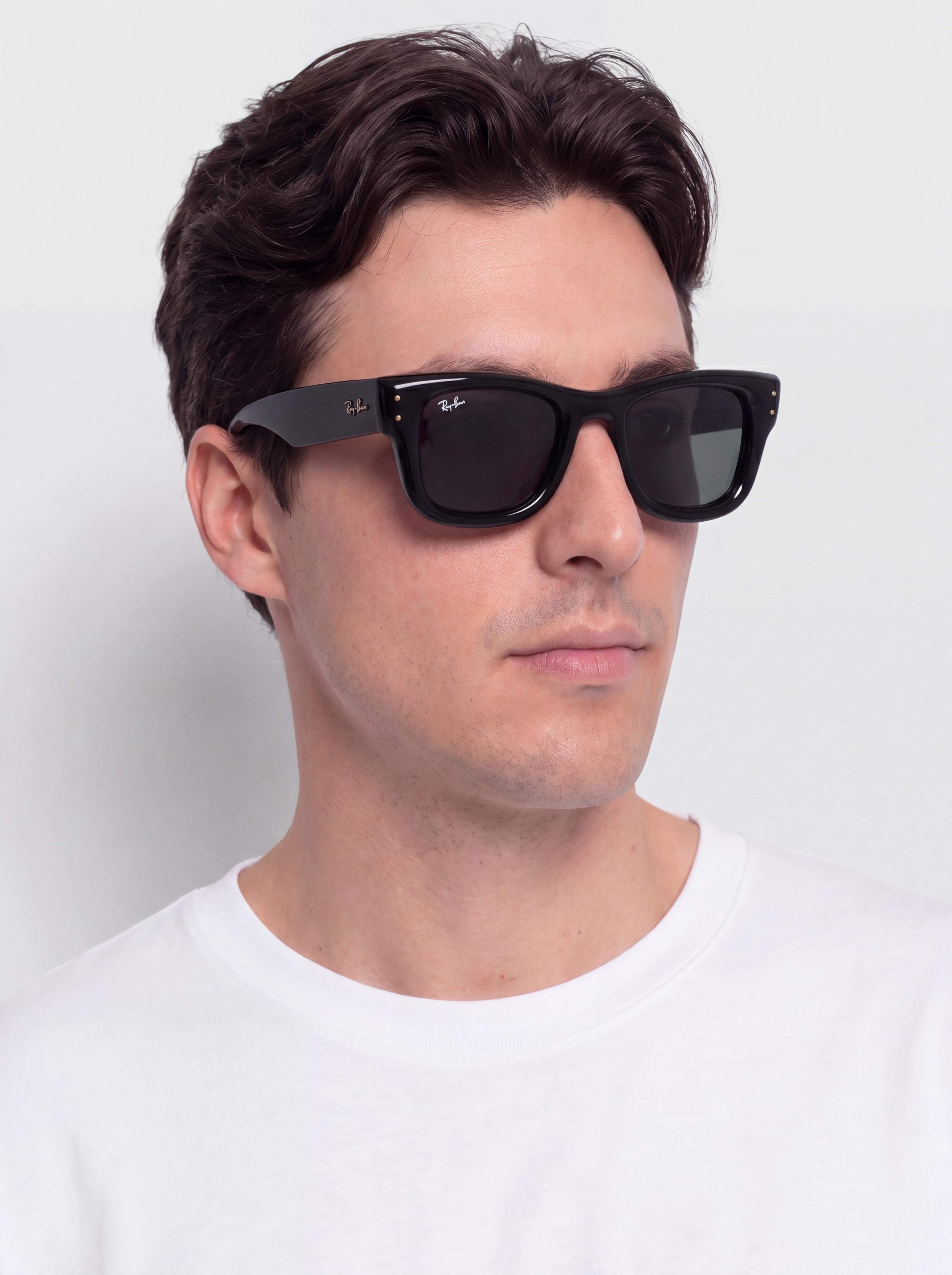 Sluneční brýle Ray-Ban Wayfarer Puffer (polerowany czarny/ultra czarny)