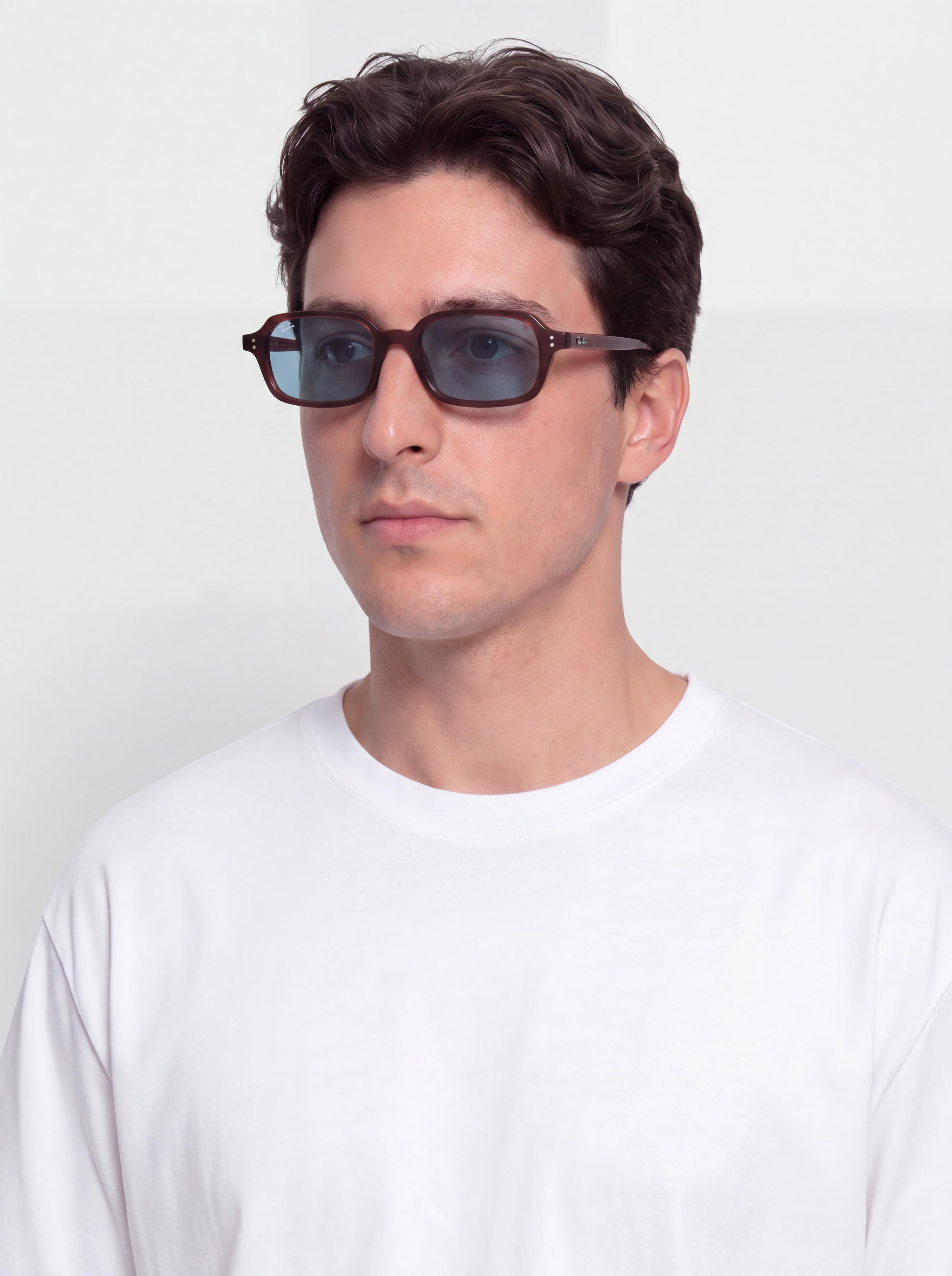 Sluneční brýle Ray-Ban Zuri (polerowany zardzewiały brązowy/niebieski)