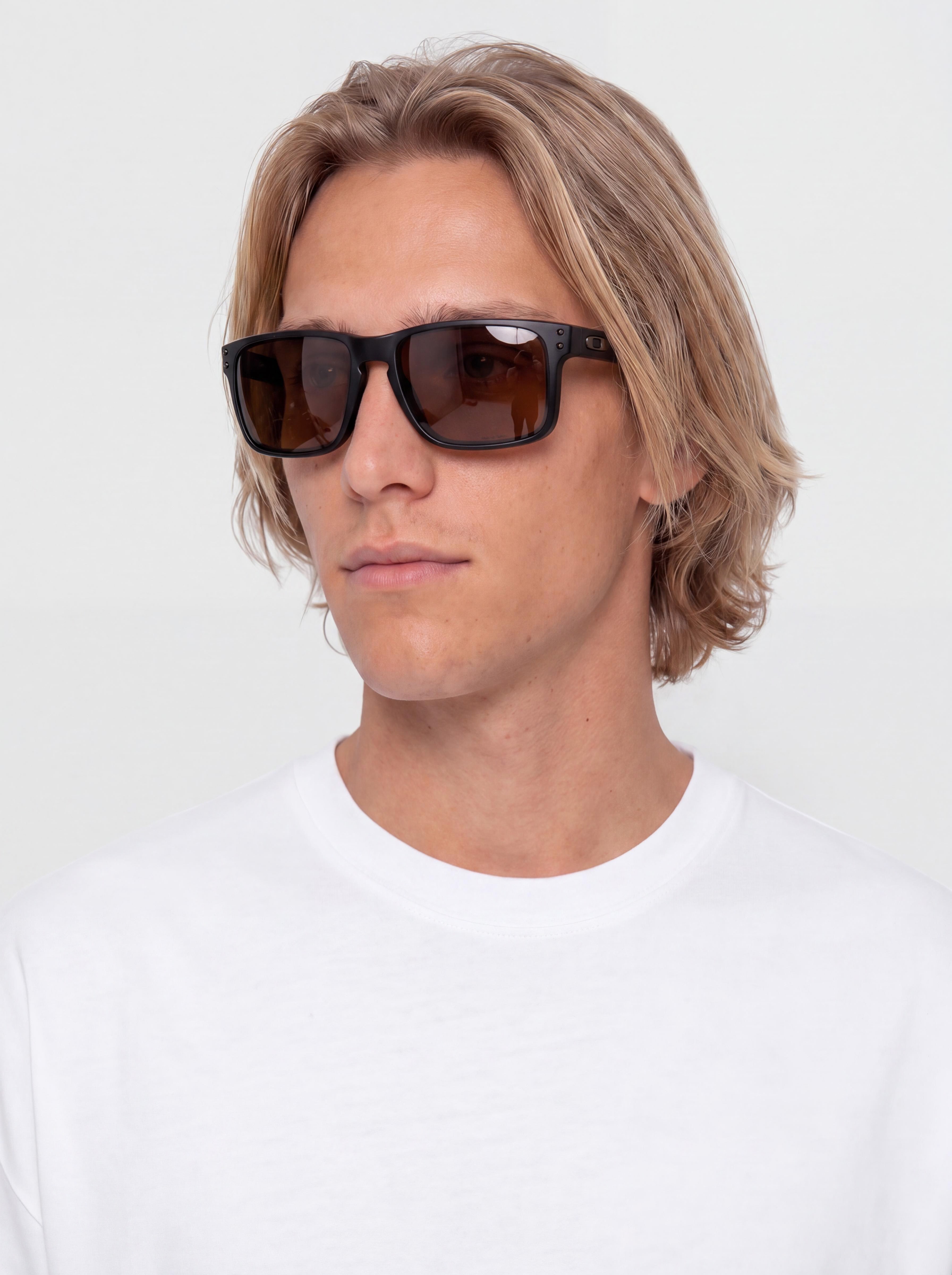Sluneční brýle Oakley Holbrook (matte black/prizm tungsten polarized)