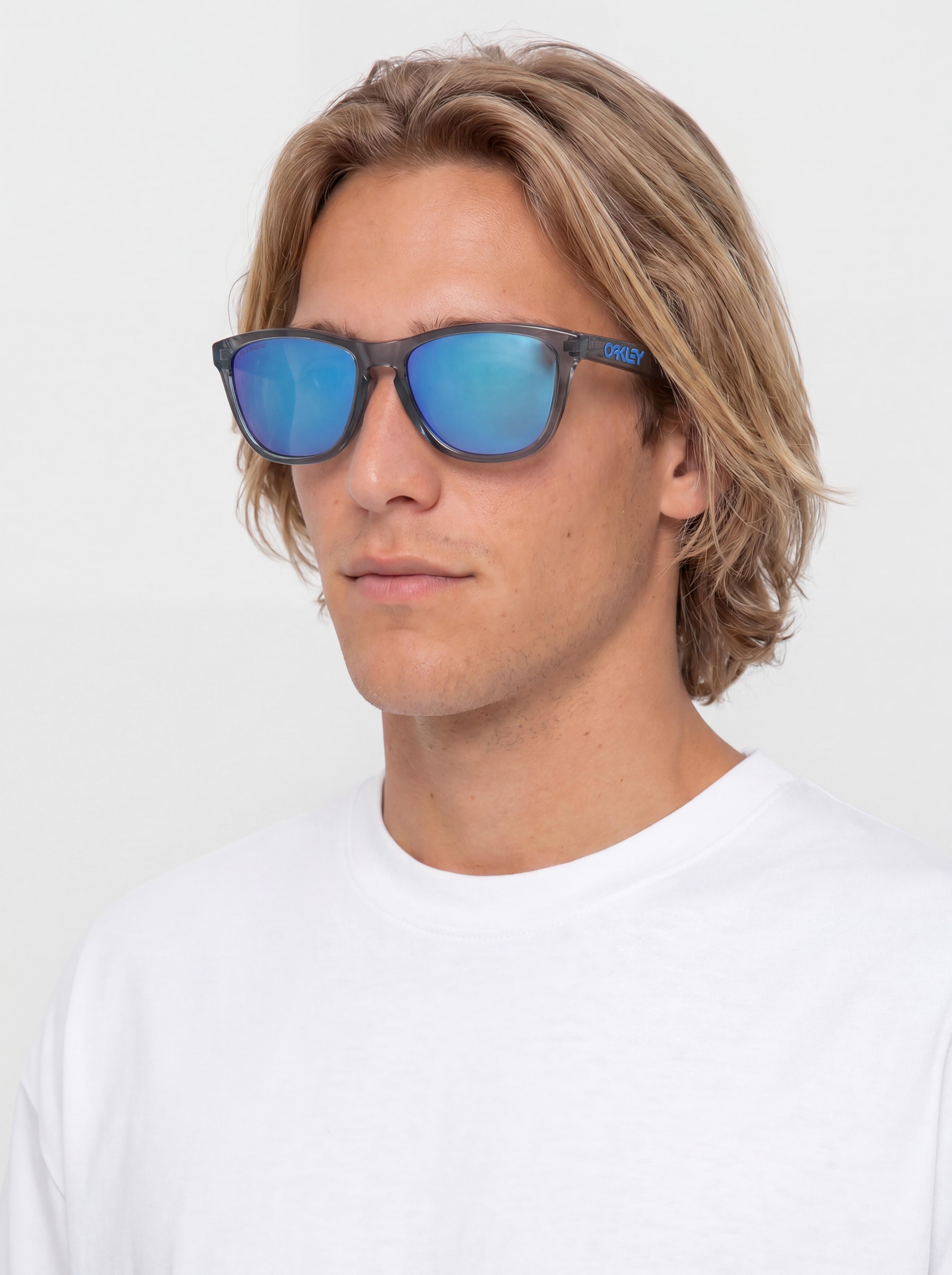 Sluneční brýle Oakley Frogskins (crystal black/prizm sapphr irid polar)