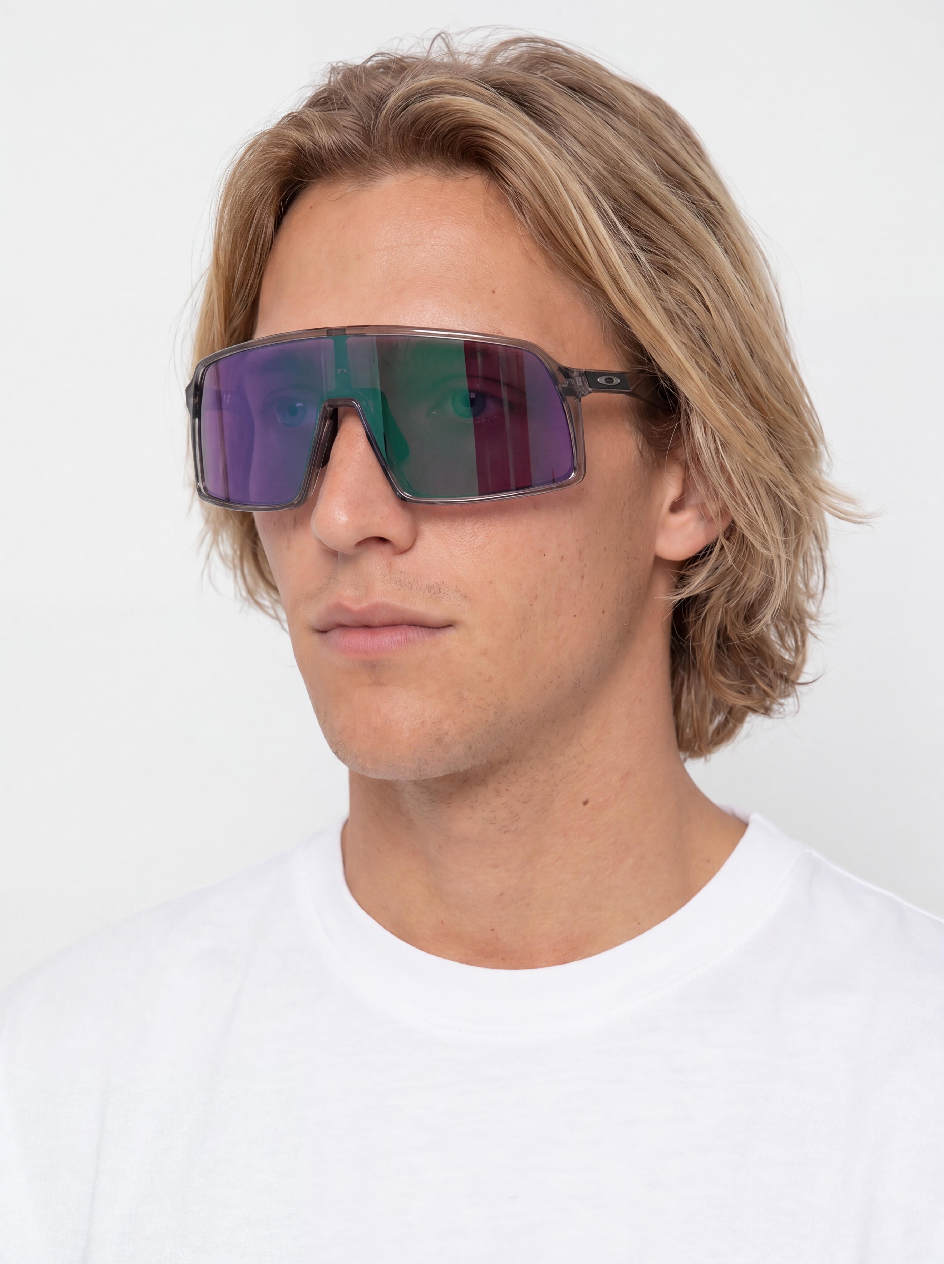 Sluneu010dnu00ed bru00fdle Oakley Sutro (grey ink/prizm road jade)