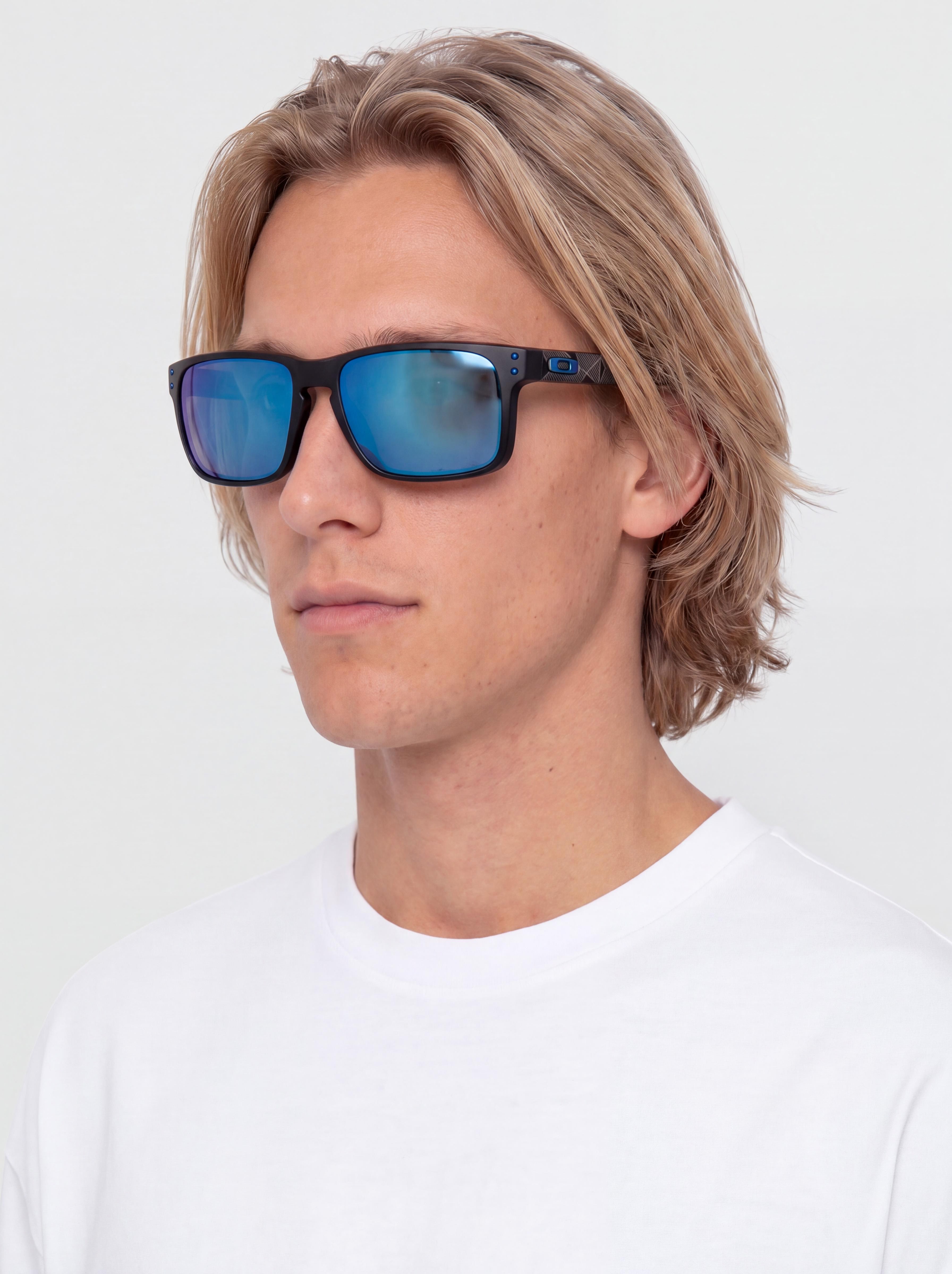 Sluneční brýle Oakley Holbrook (matte black/prizm sapphr irid polar)