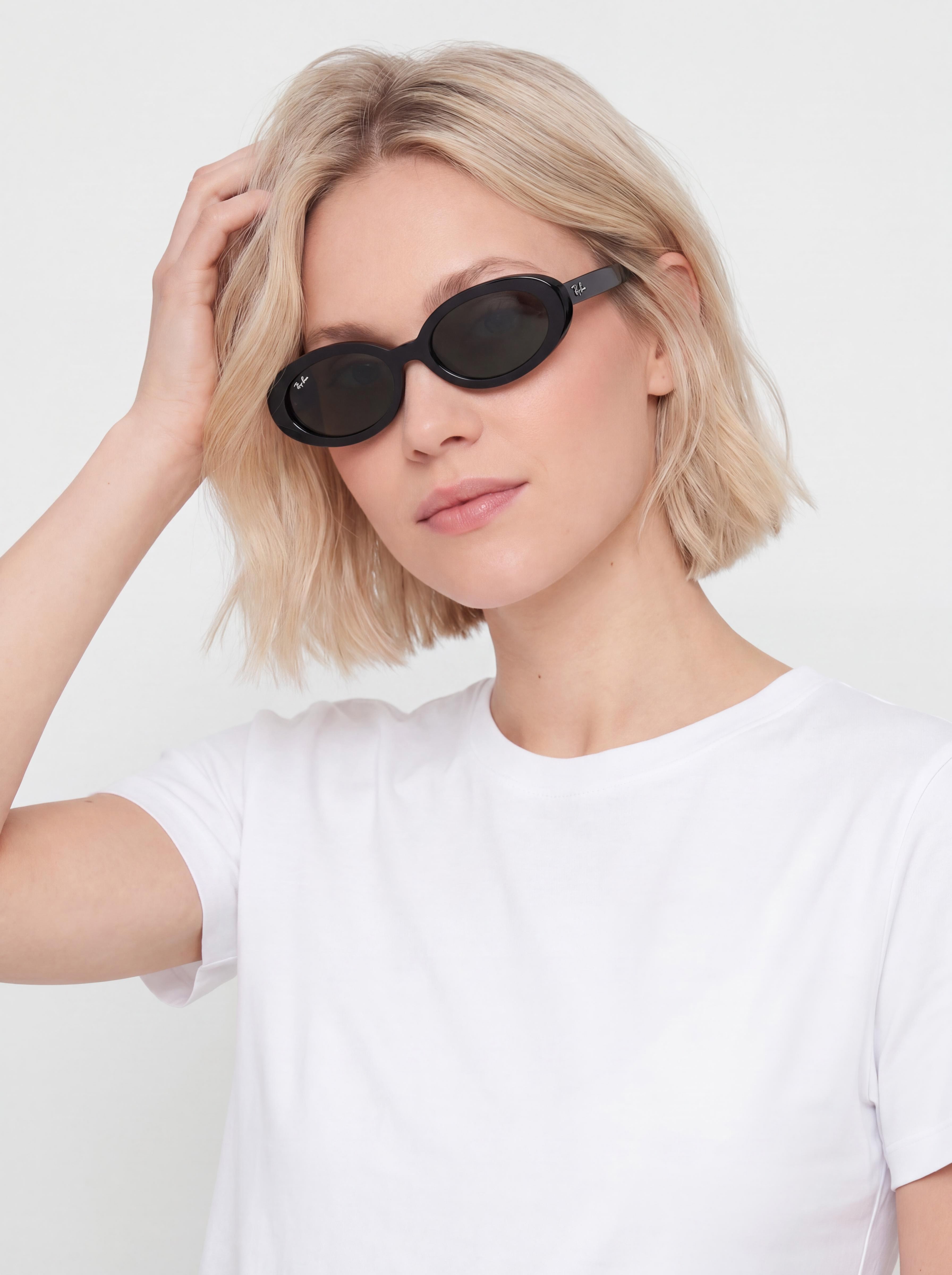 Sluneu010dnu00ed bru00fdle Ray-Ban Rb2223 (polerowany czarny/zielony)