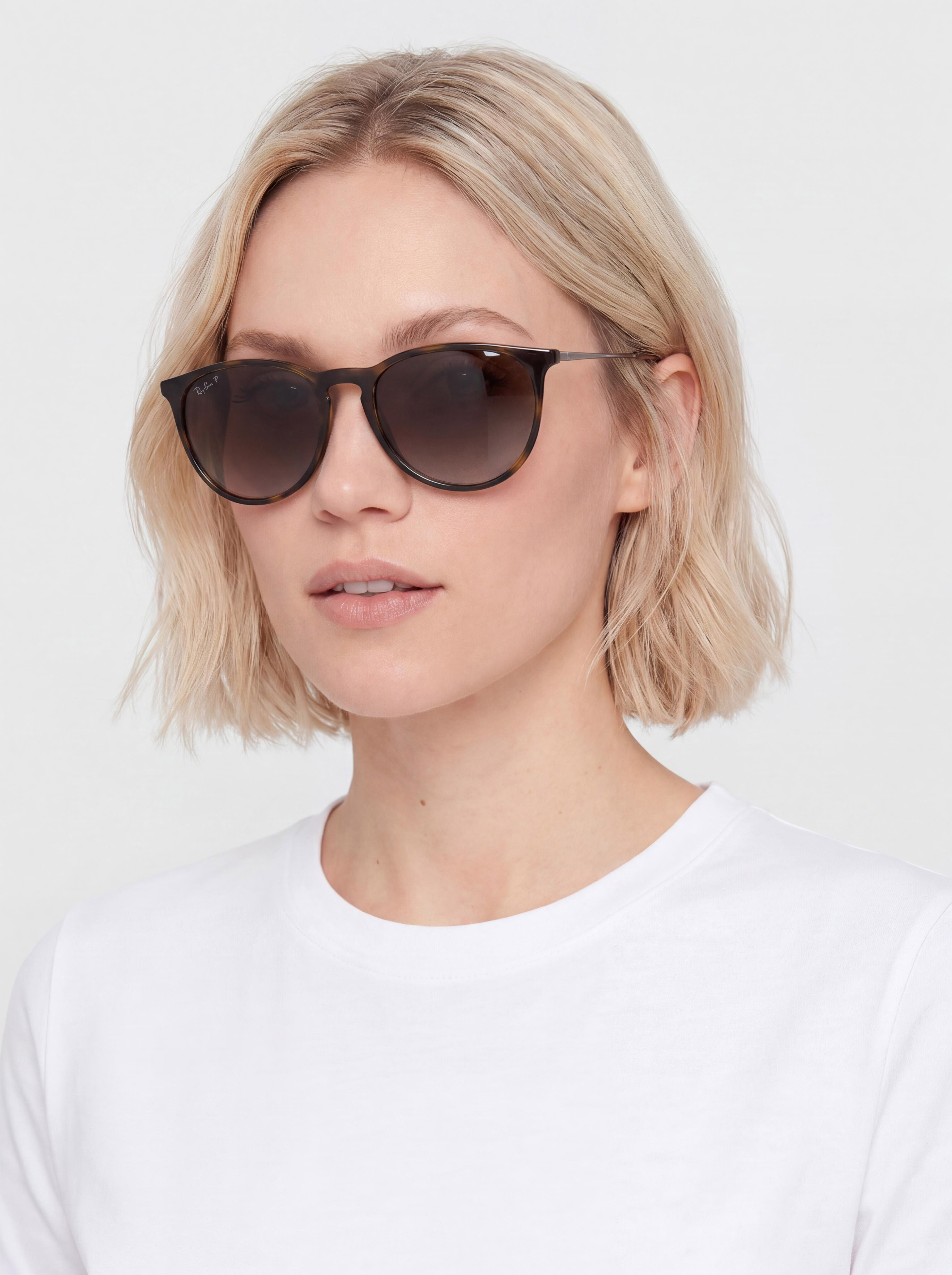 Sluneční brýle Ray-Ban Erika Classic (polerowany jasna havana/brązowe z polaryzacją)