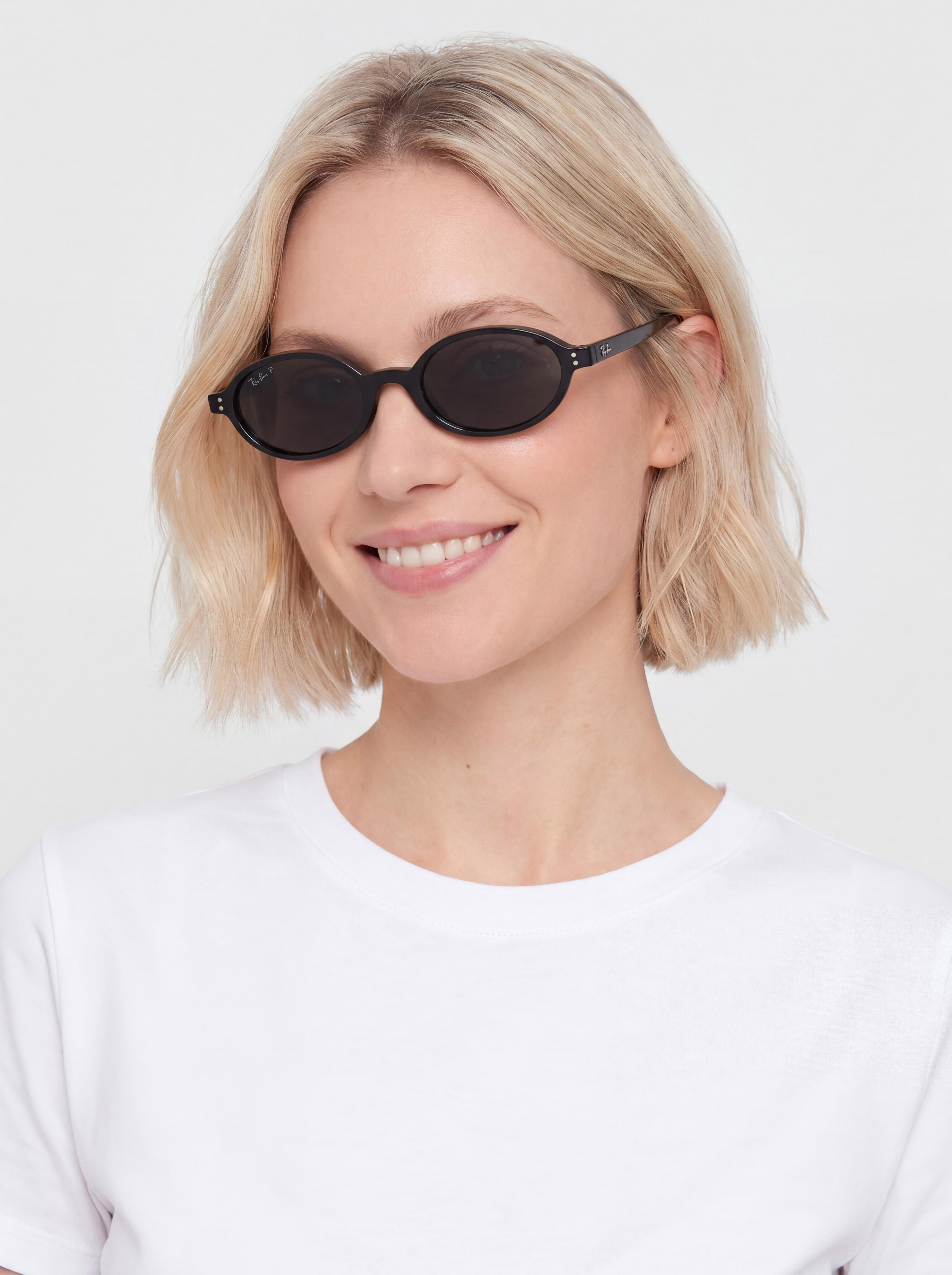 Sluneční brýle Ray-Ban Khal (polerowany black/polaryzacyjne ciemnogrey)