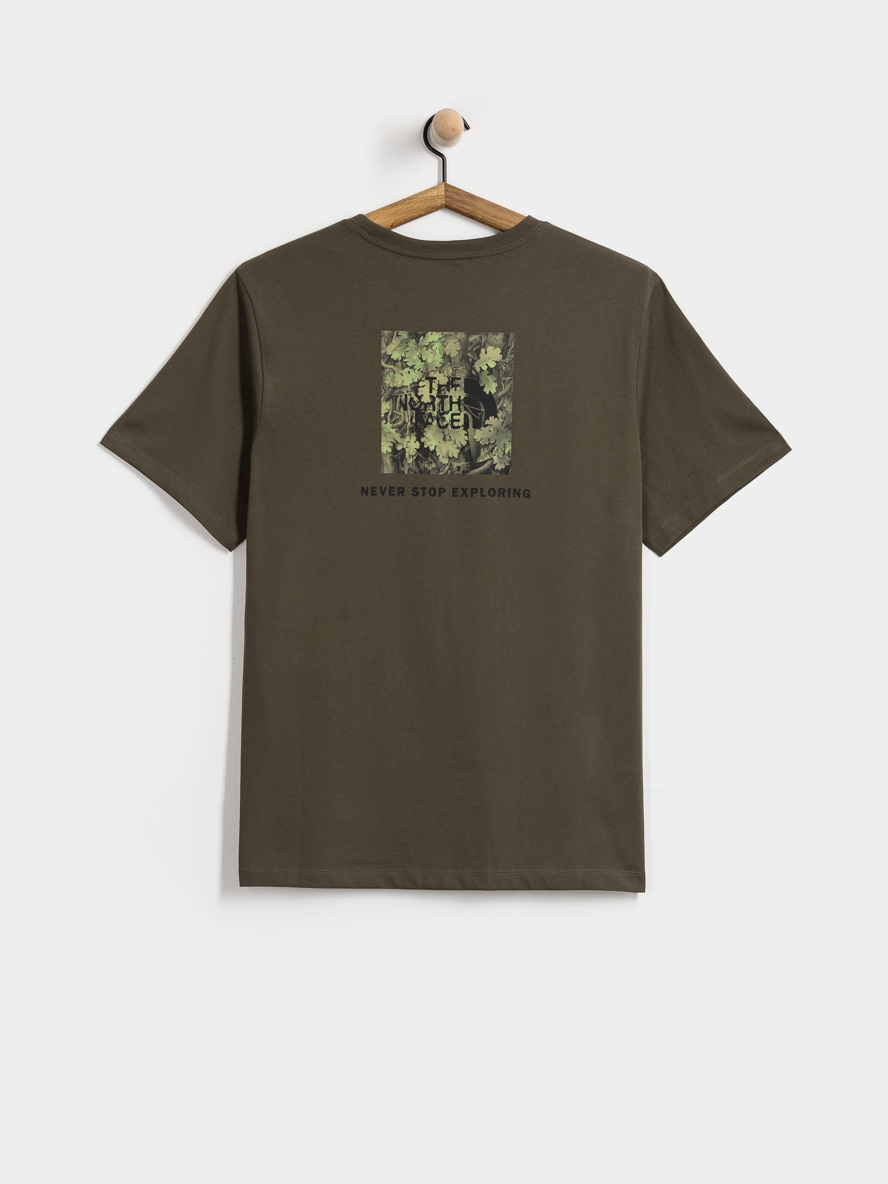 Tričko The North Face Yosemite Oak Box Nse Regular (new taupe green)