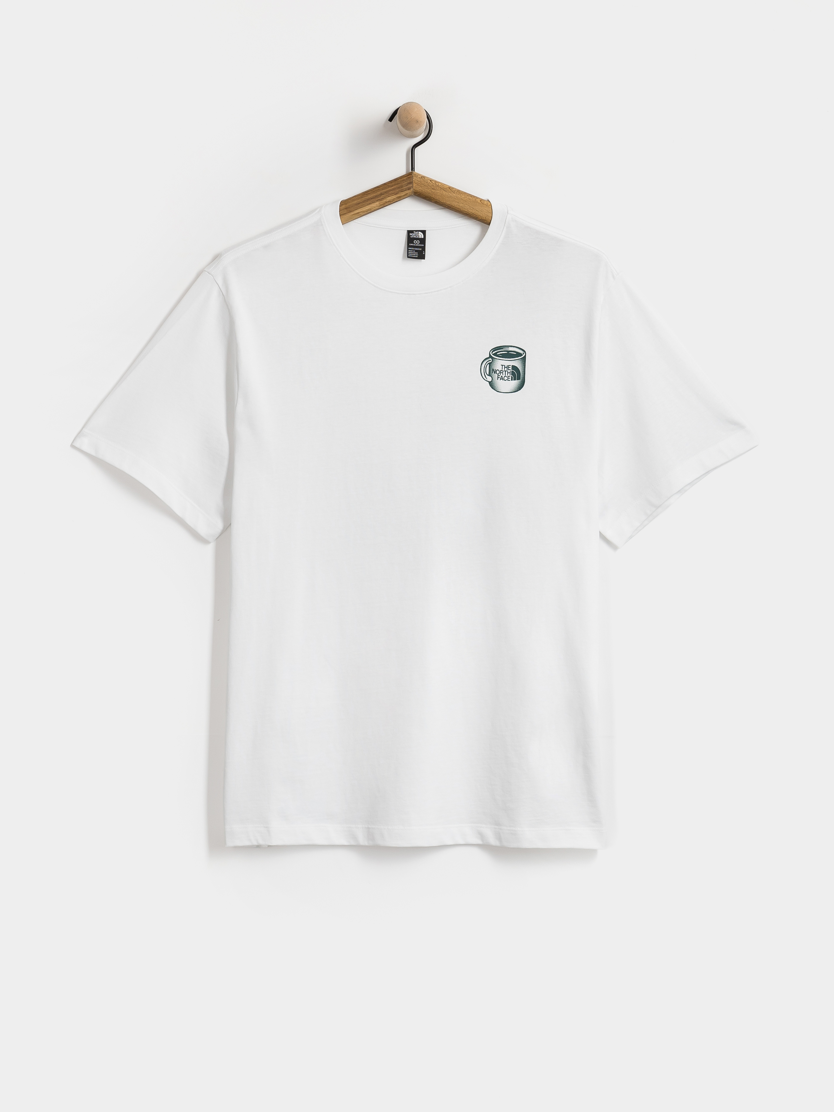 Tričko The North Face Basecamp Barista Relaxed (tnf white/pacific teal)
