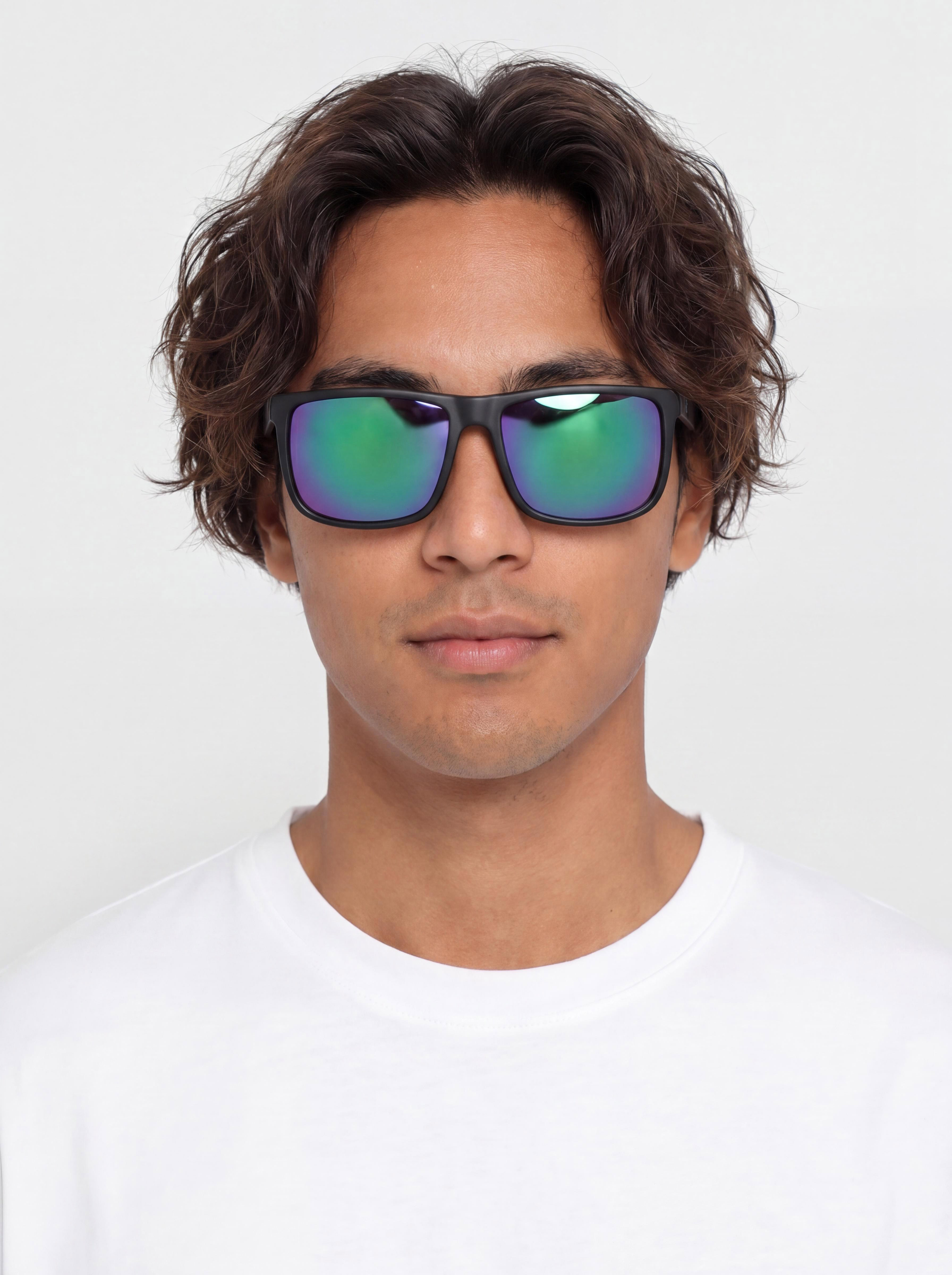 Sluneu010dnu00ed bru00fdle Dragon Meridien (matte black h2o/ lumalens green ion)