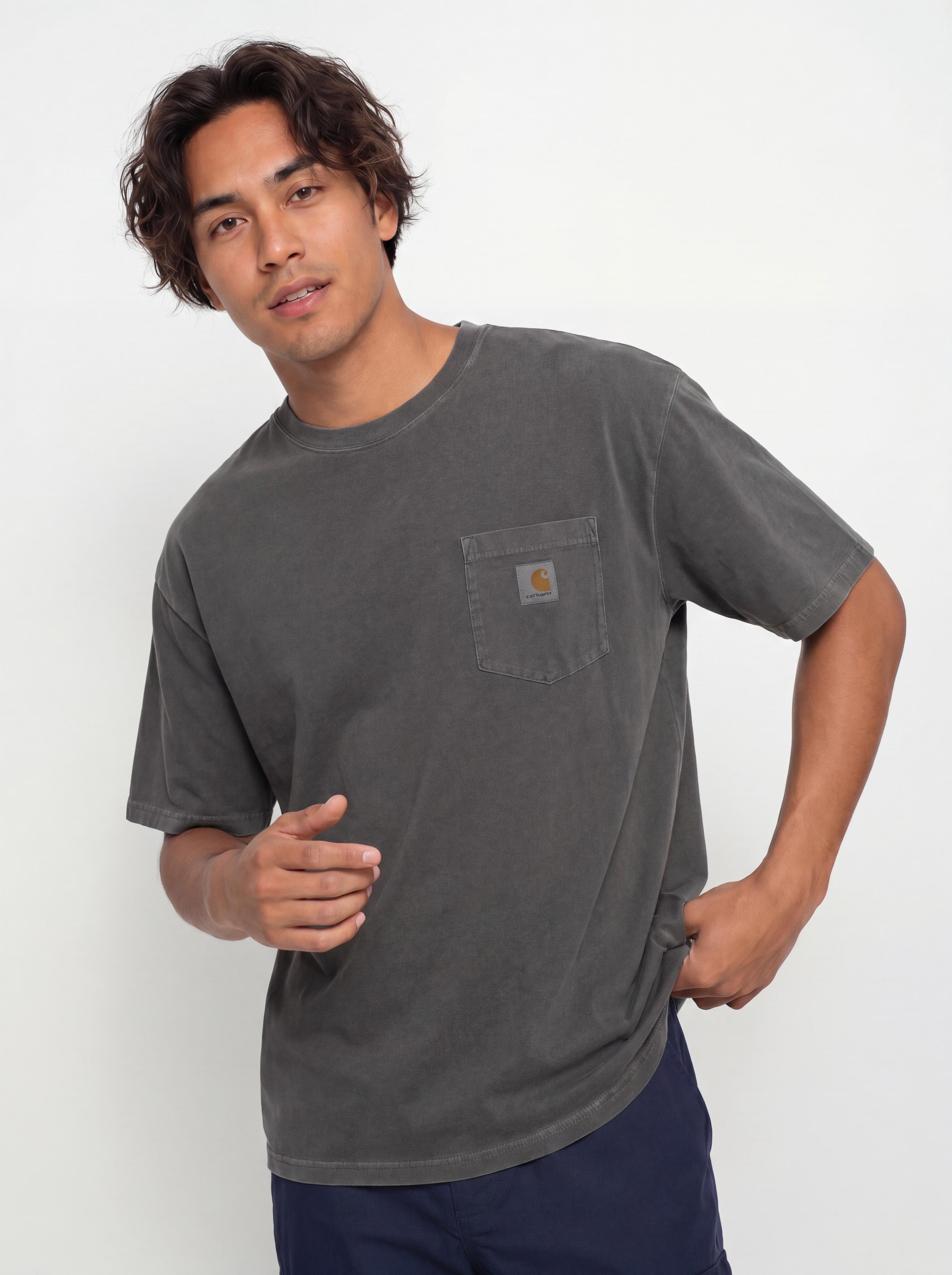Tričko Carhartt WIP Loose Pocket (black)