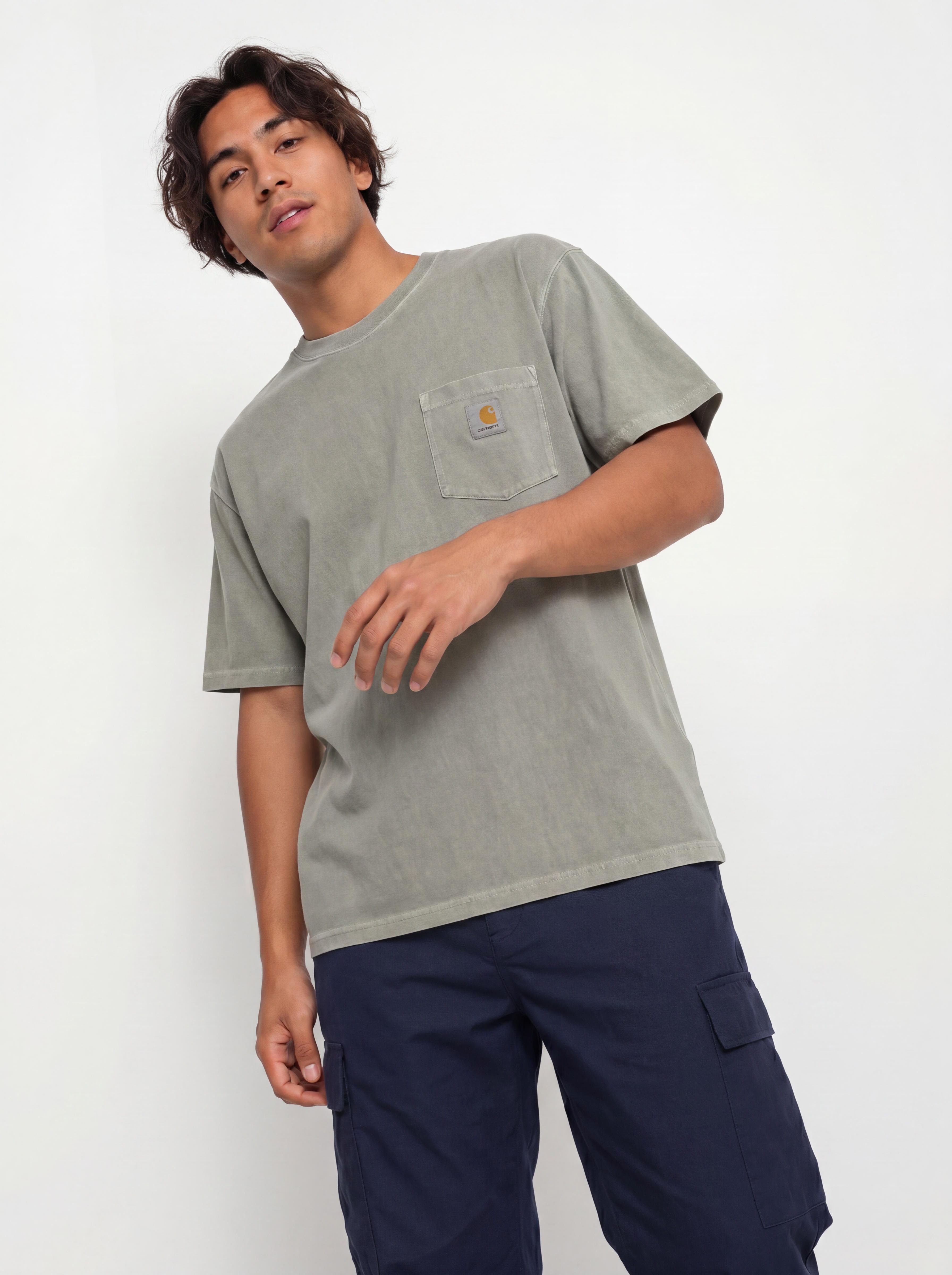 Tričko Carhartt WIP Loose Pocket (shady green)