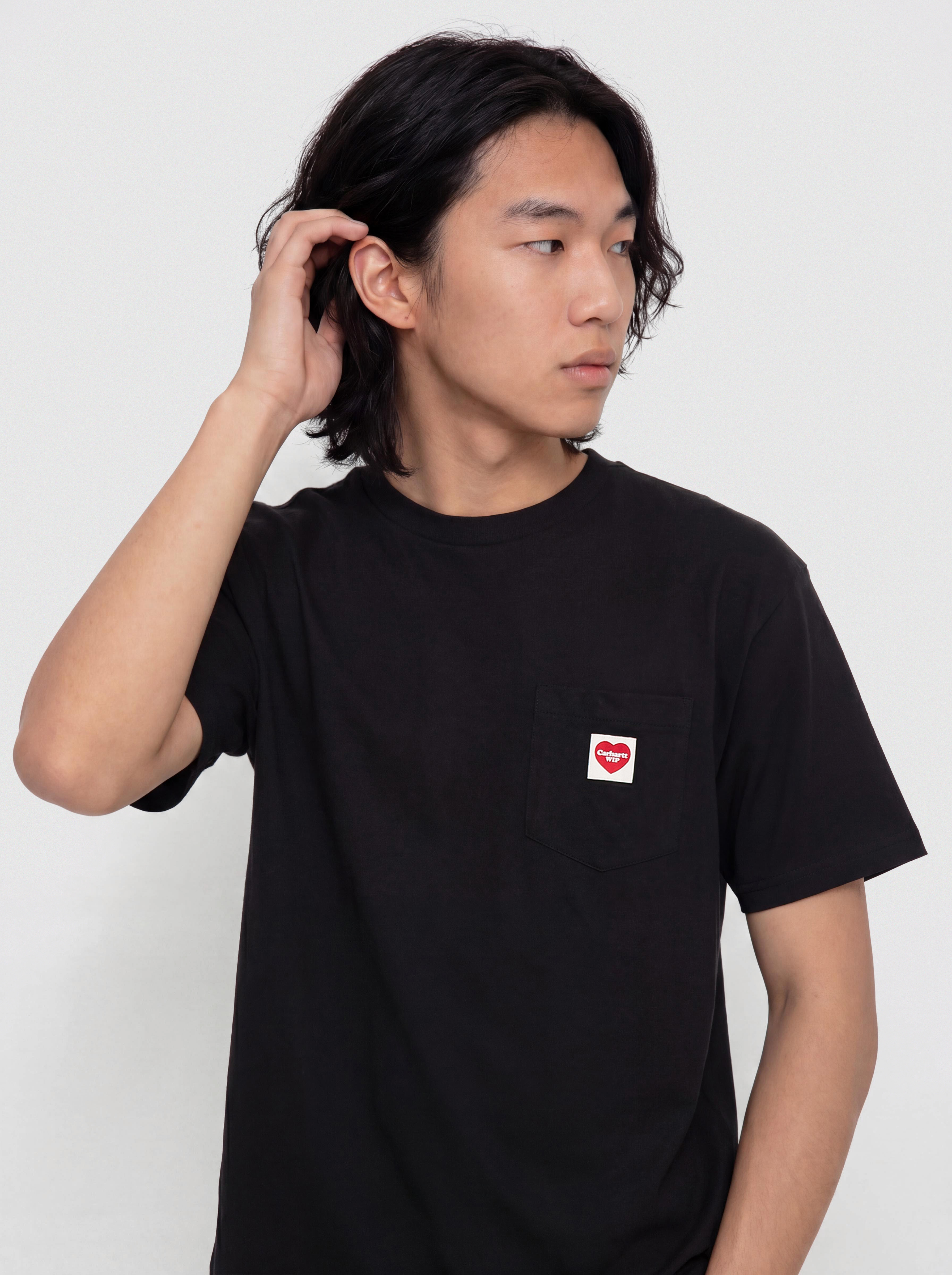 Triu010dko Carhartt WIP Pocket Heart (black/red)