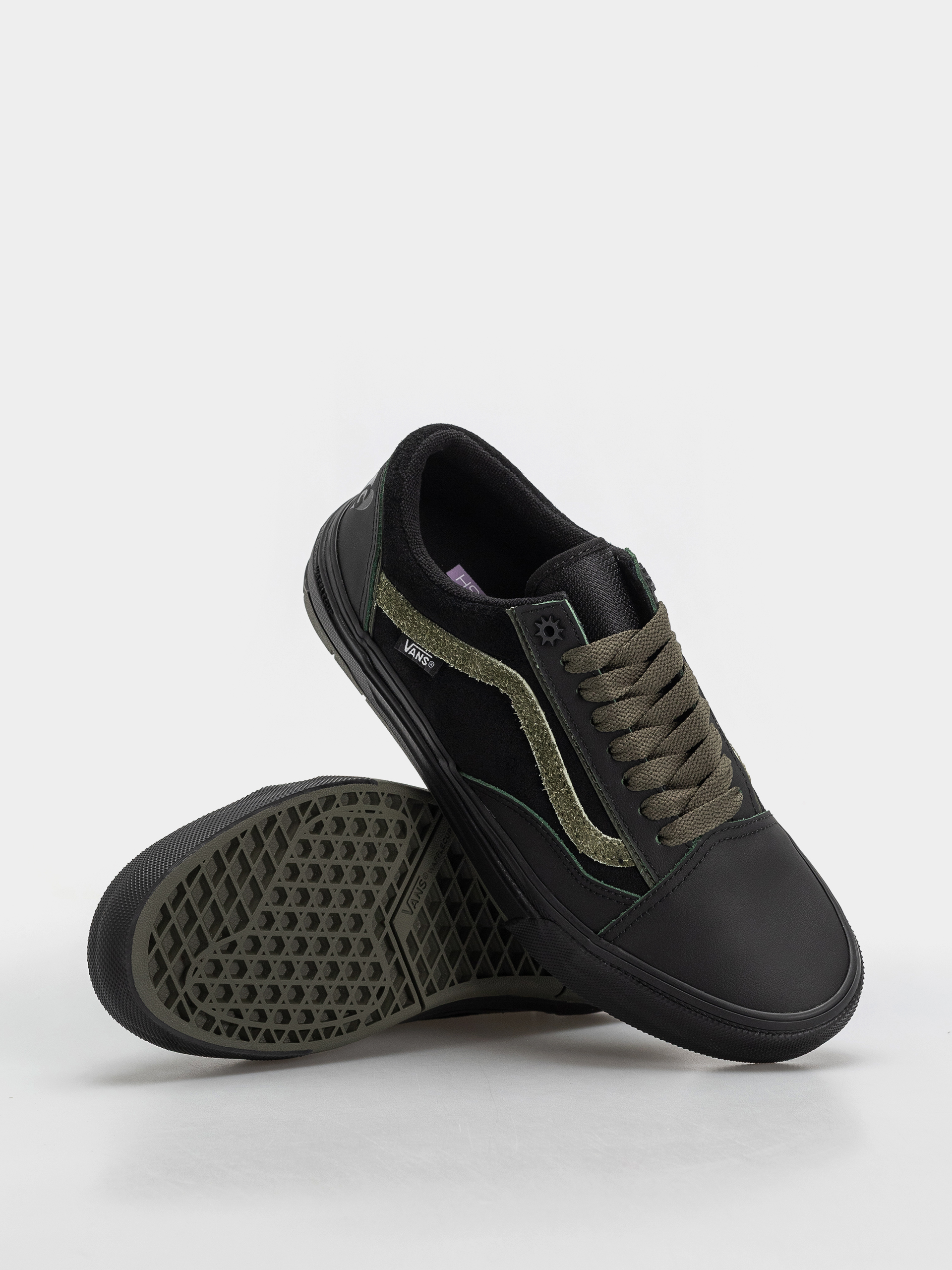 Boty Vans Skate Old Skool Wafflecup (green/black)