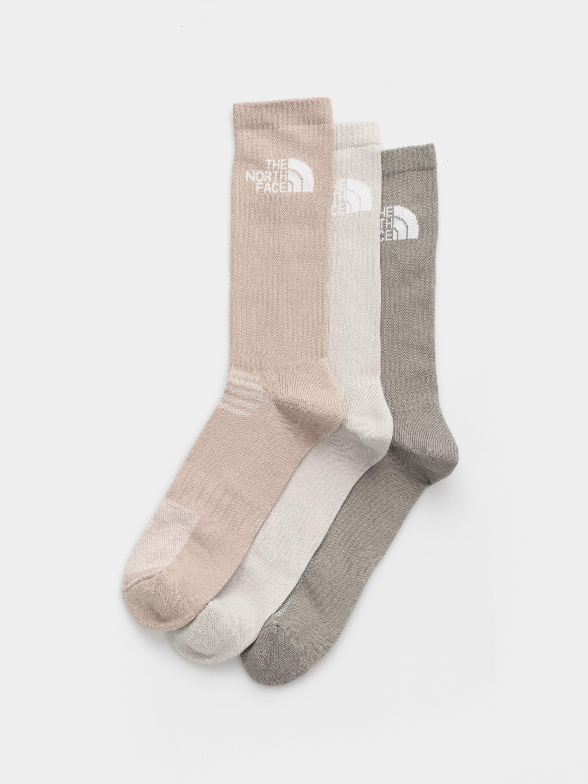 Ponou017eky The North Face Multi Sport Cush Crew 3P (stone slab/timeless taupe)