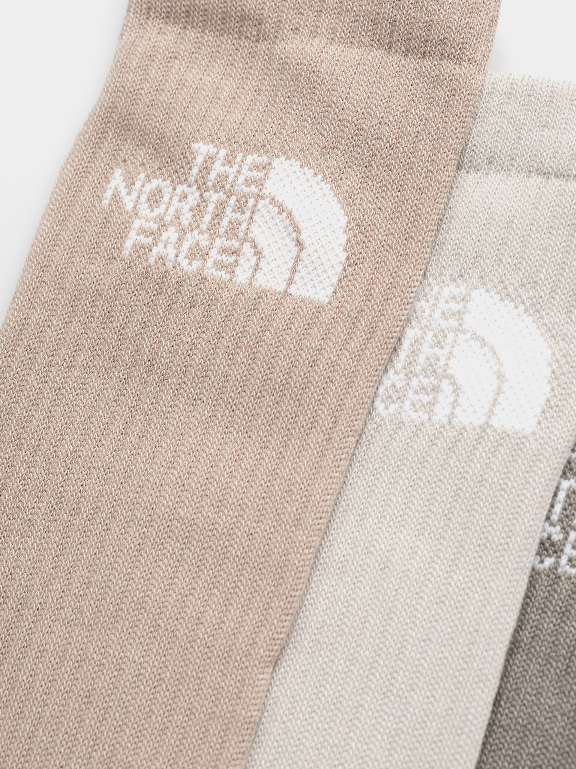 Ponožky The North Face Multi Sport Cush Crew 3P (stone slab/timeless taupe)