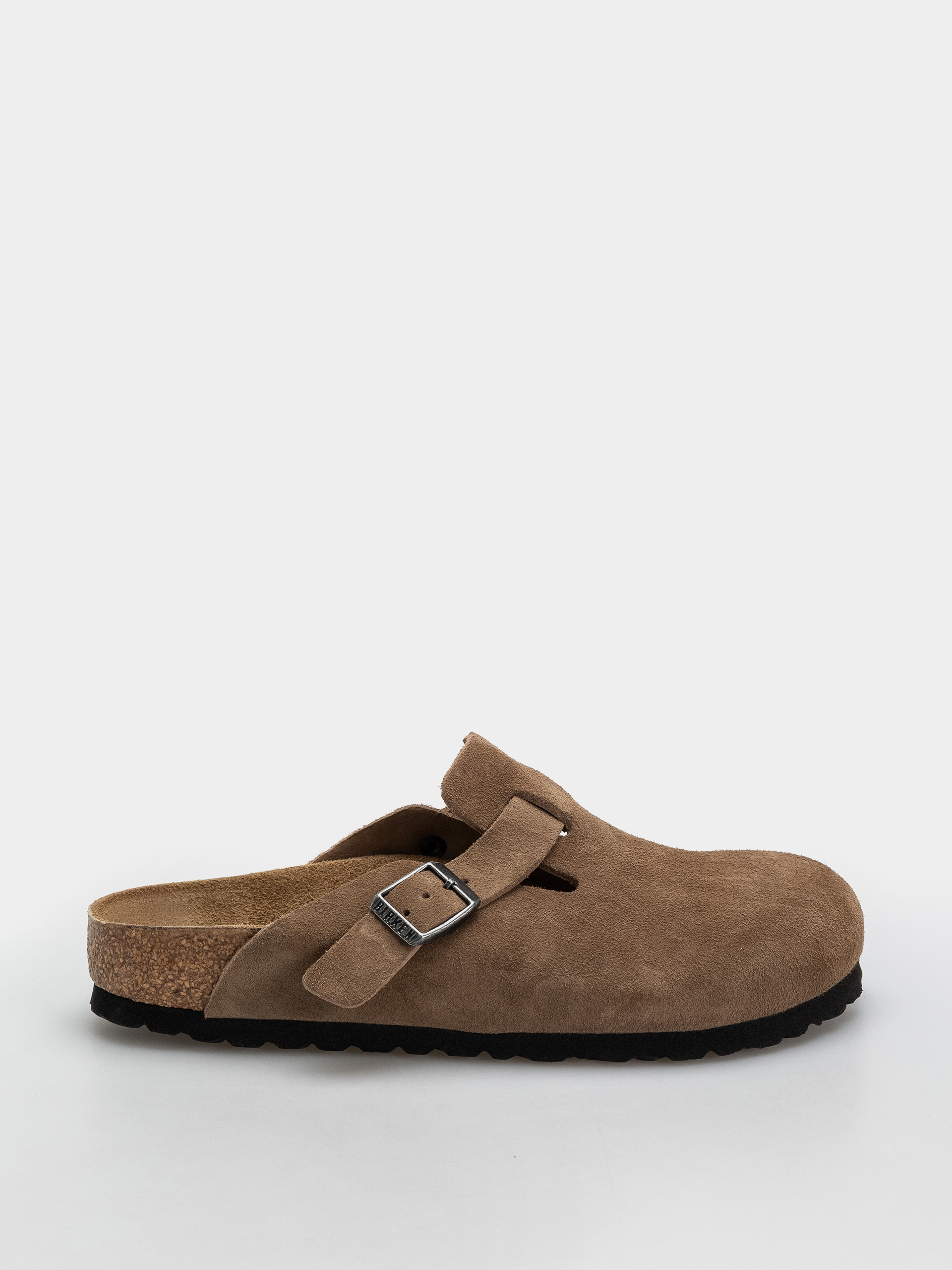 Plu00e1u017eovky Birkenstock Boston Suede Leather Narrow (dark tea)