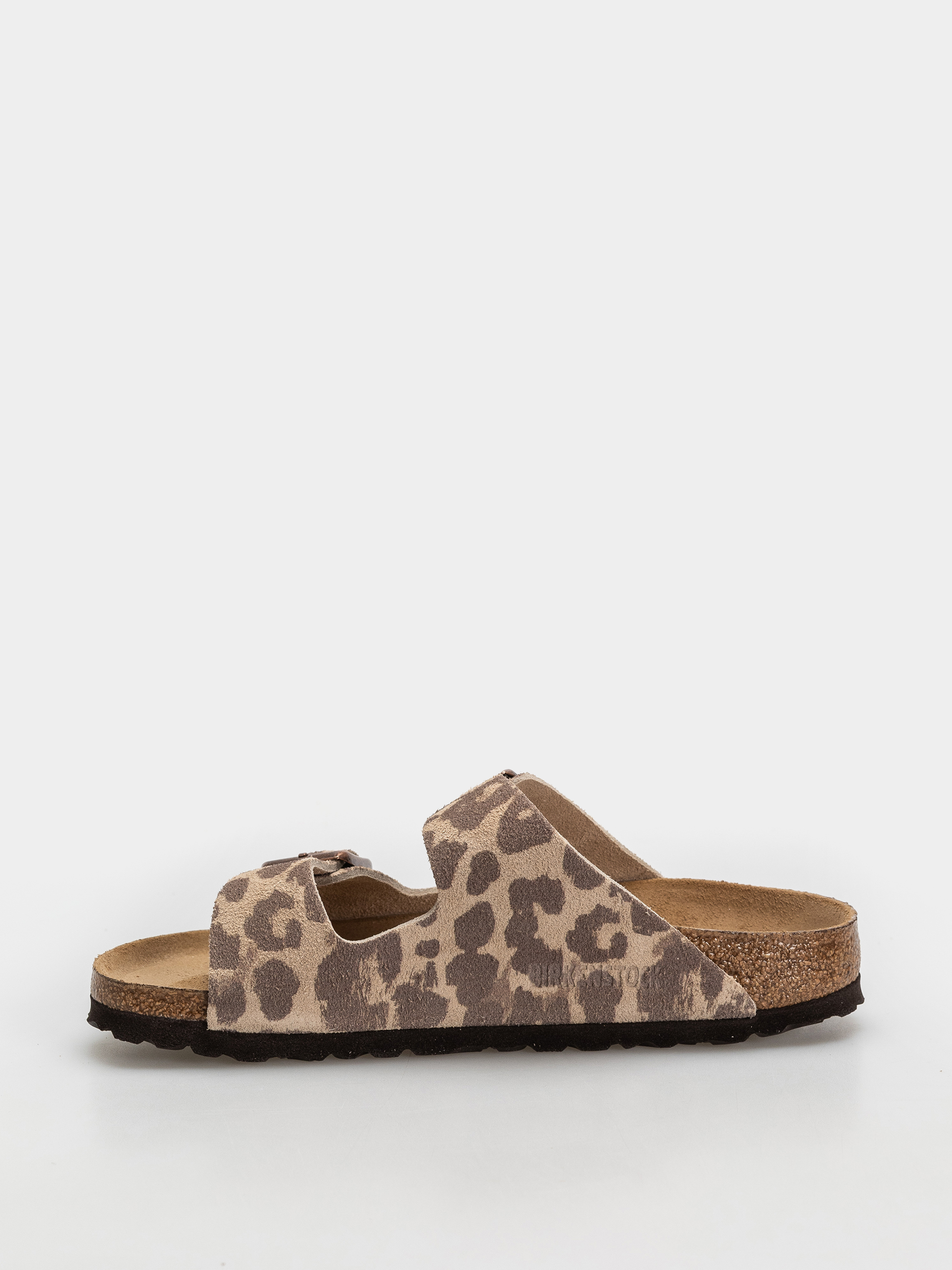 Plážovky Birkenstock Arizona Suede Leather Narrow (leo sandcastle)