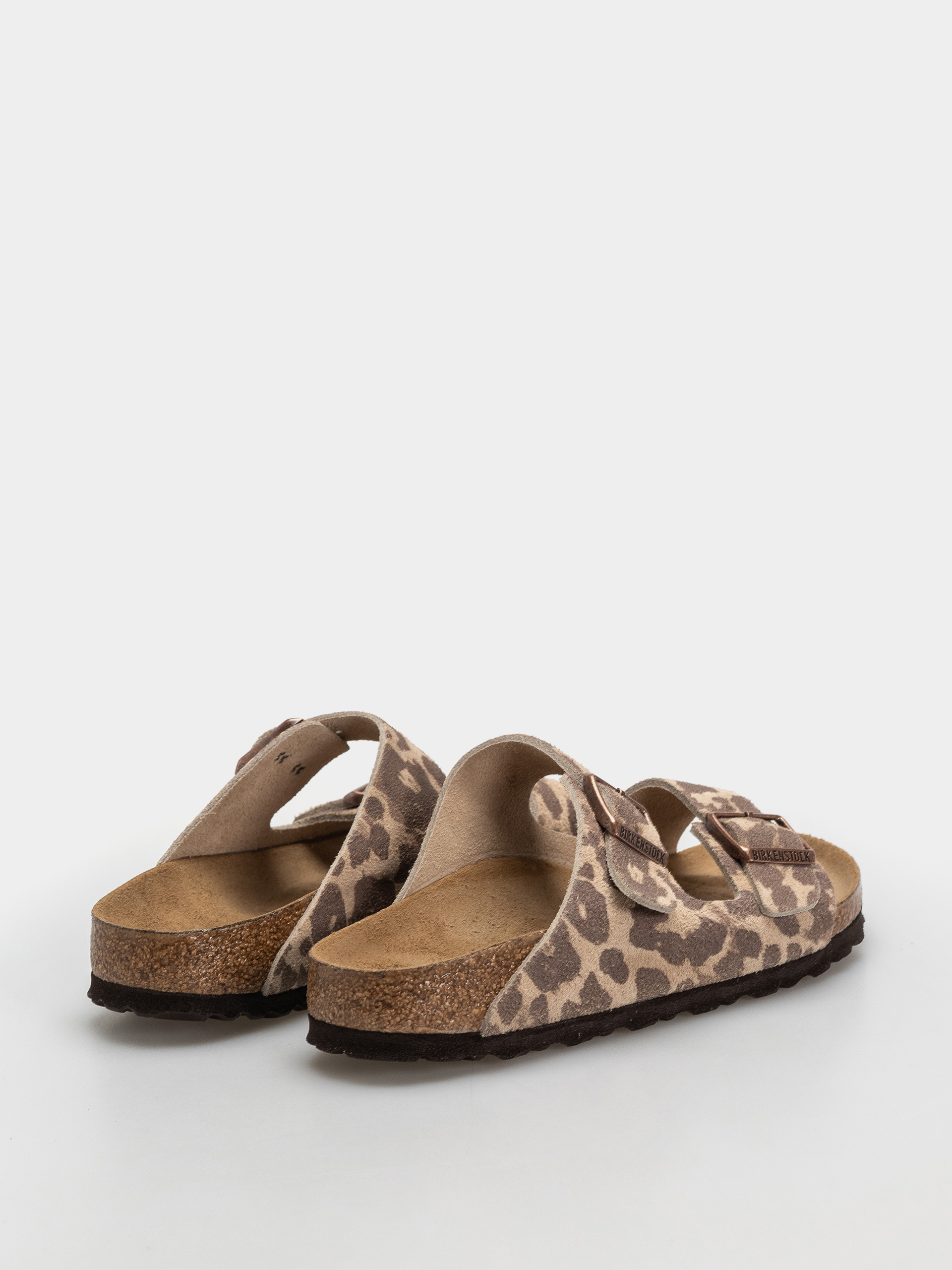 Plážovky Birkenstock Arizona Suede Leather Narrow (leo sandcastle)