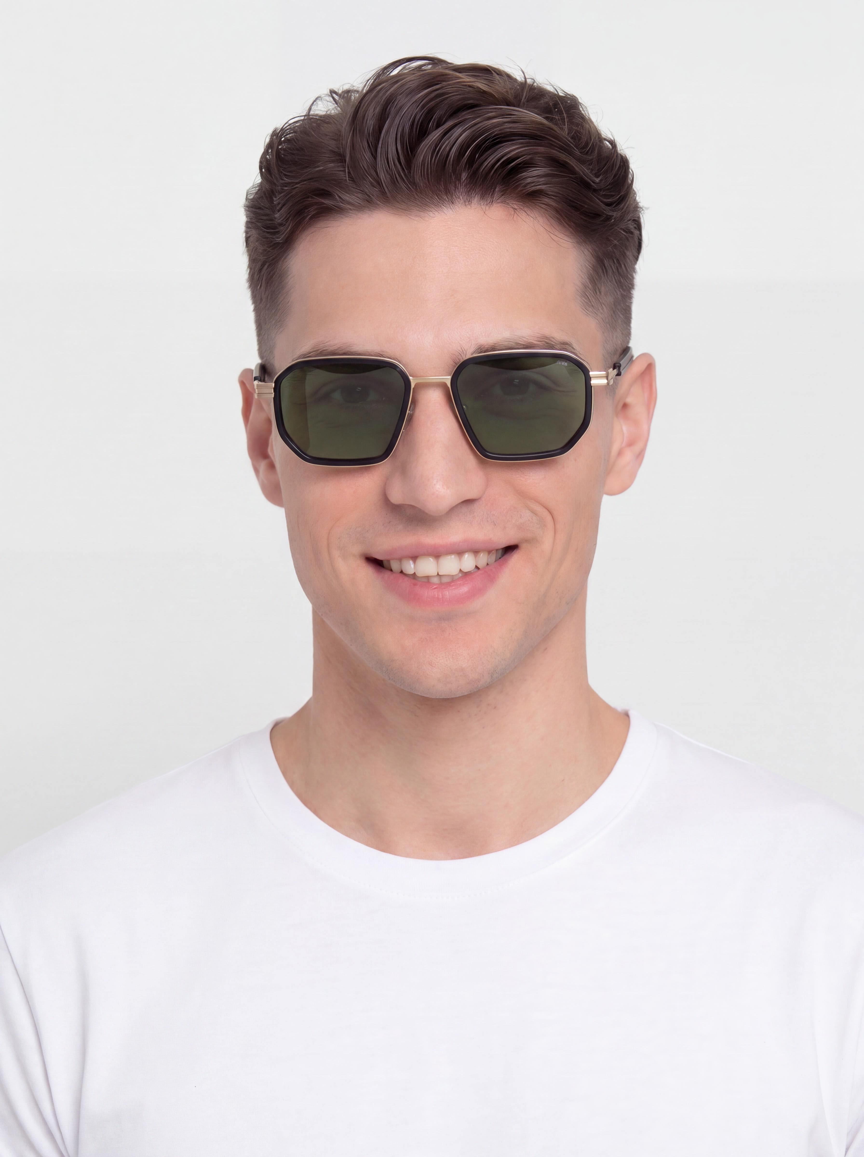 Sluneční brýle Komono Harvey (white gold black)