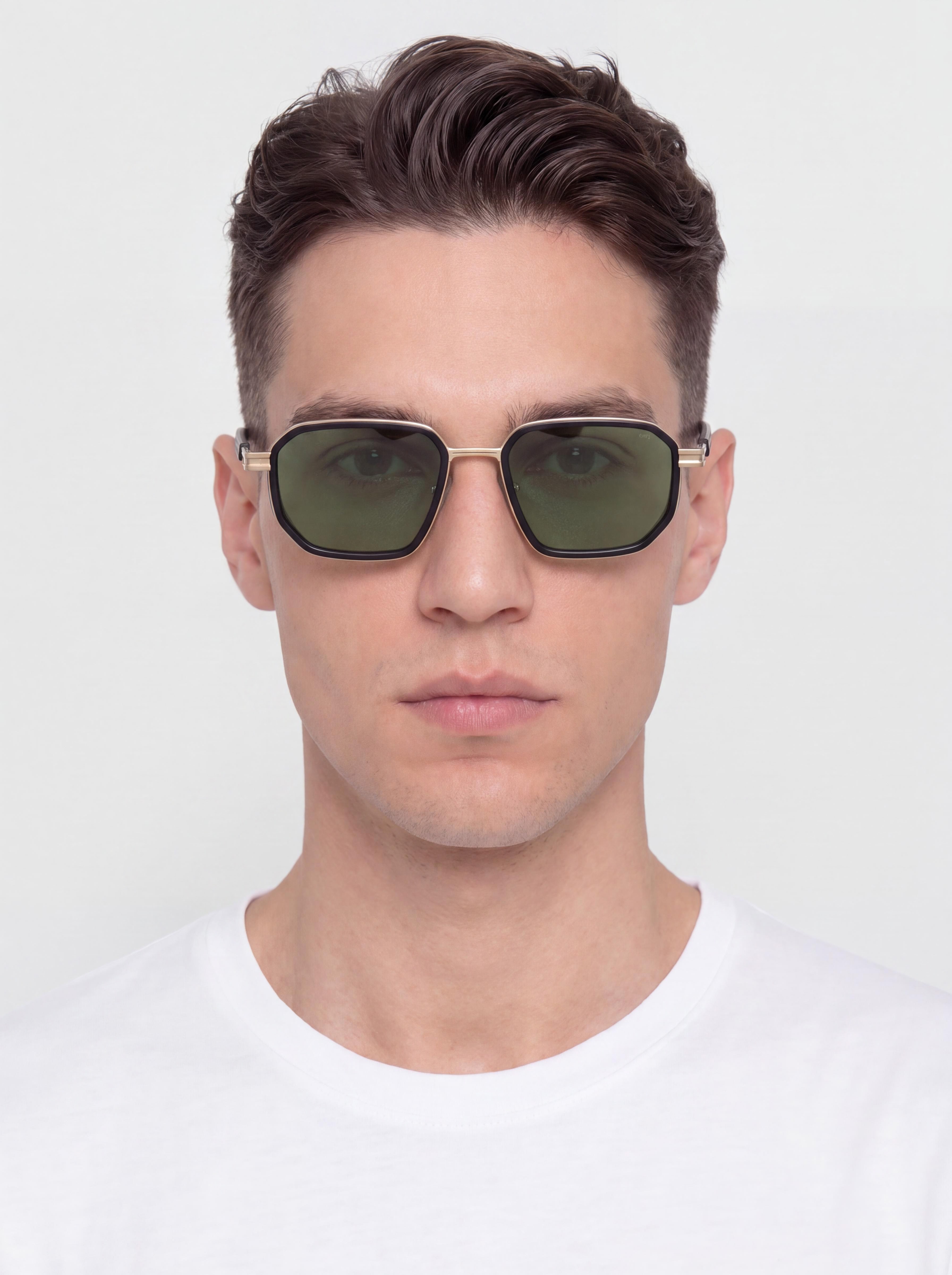 Sluneční brýle Komono Harvey (white gold black)