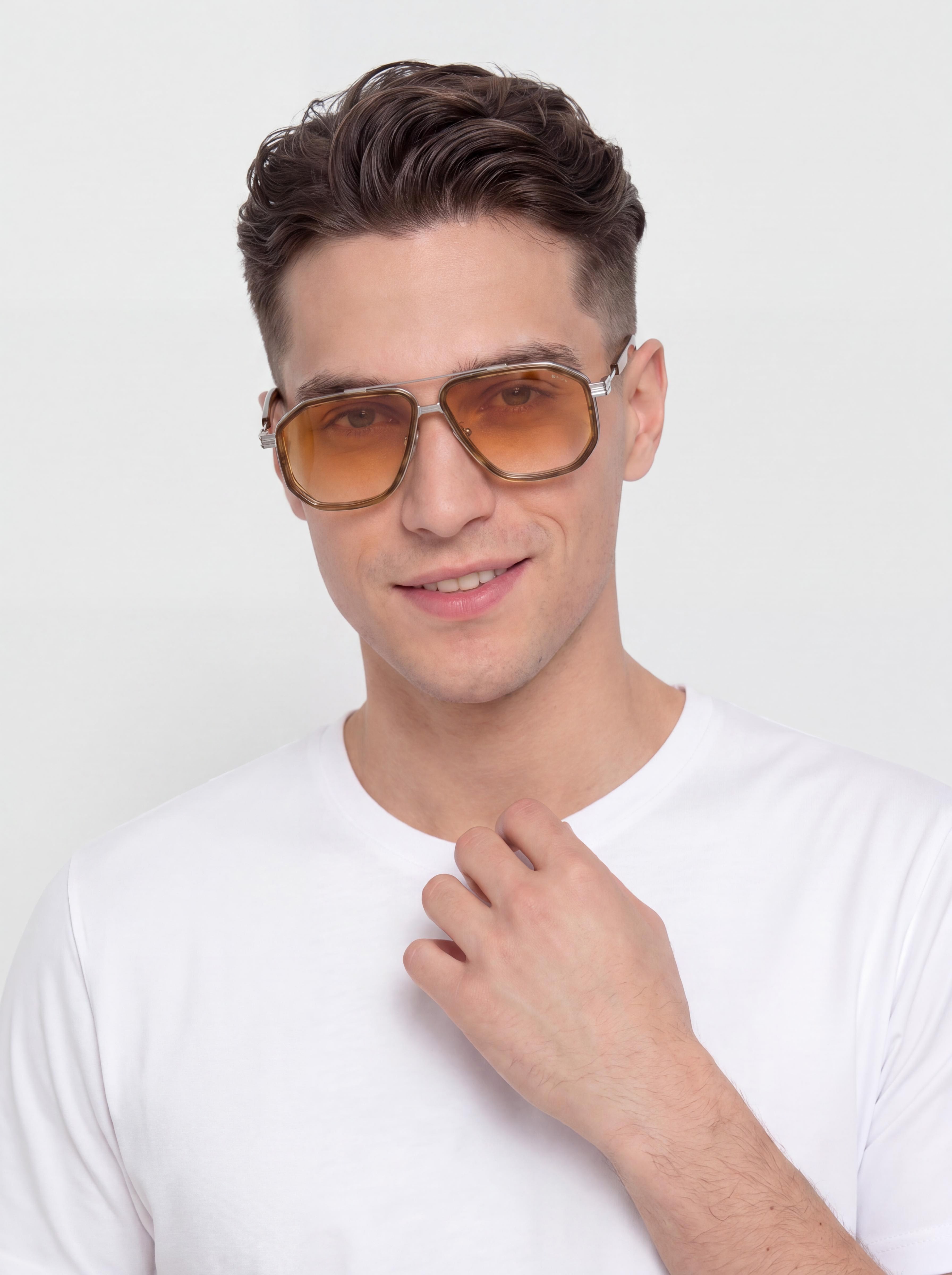 Sluneční brýle Komono Ronny (silver golden nectar)