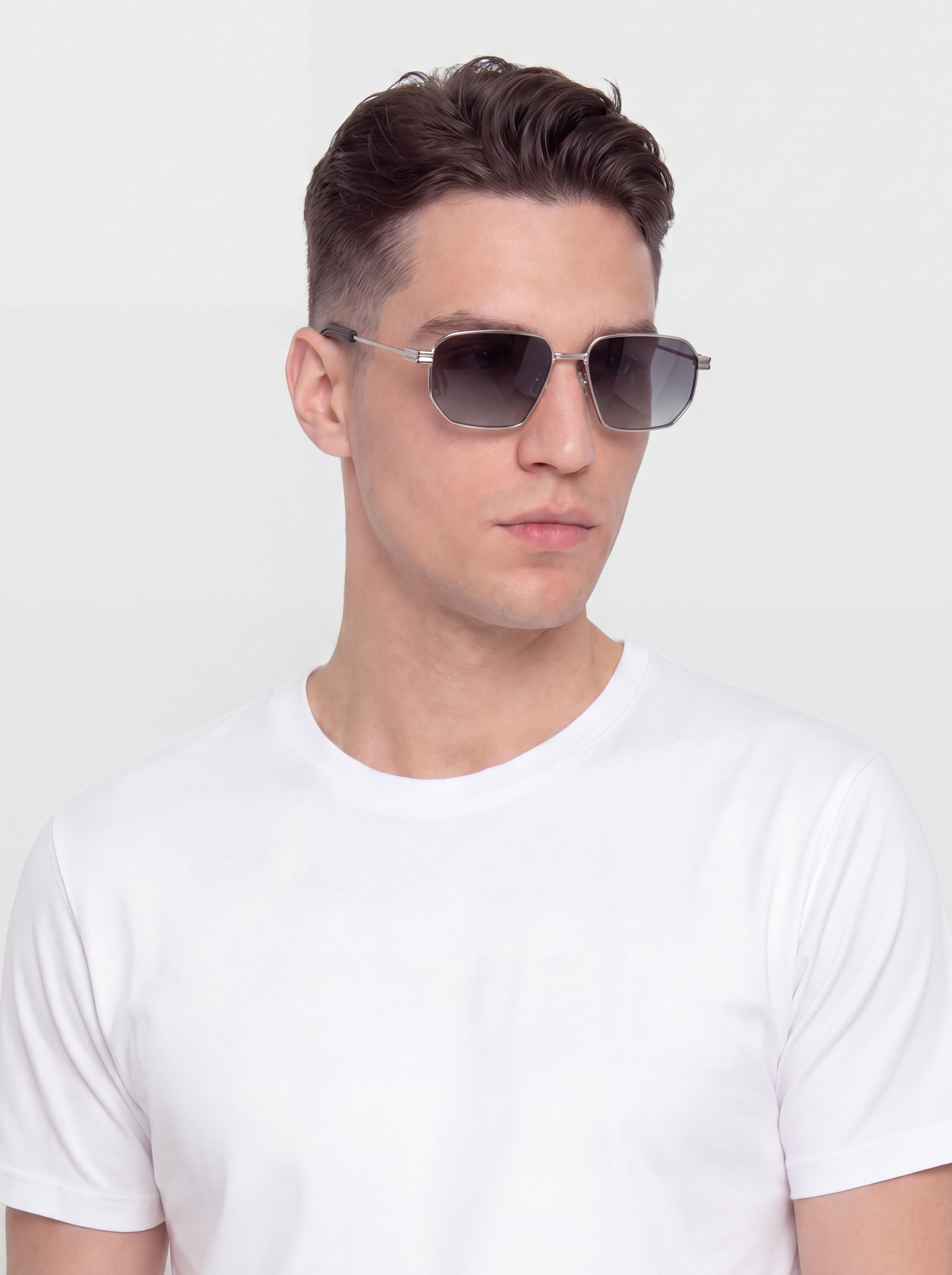 Sluneční brýle Komono Harvey (silver black)