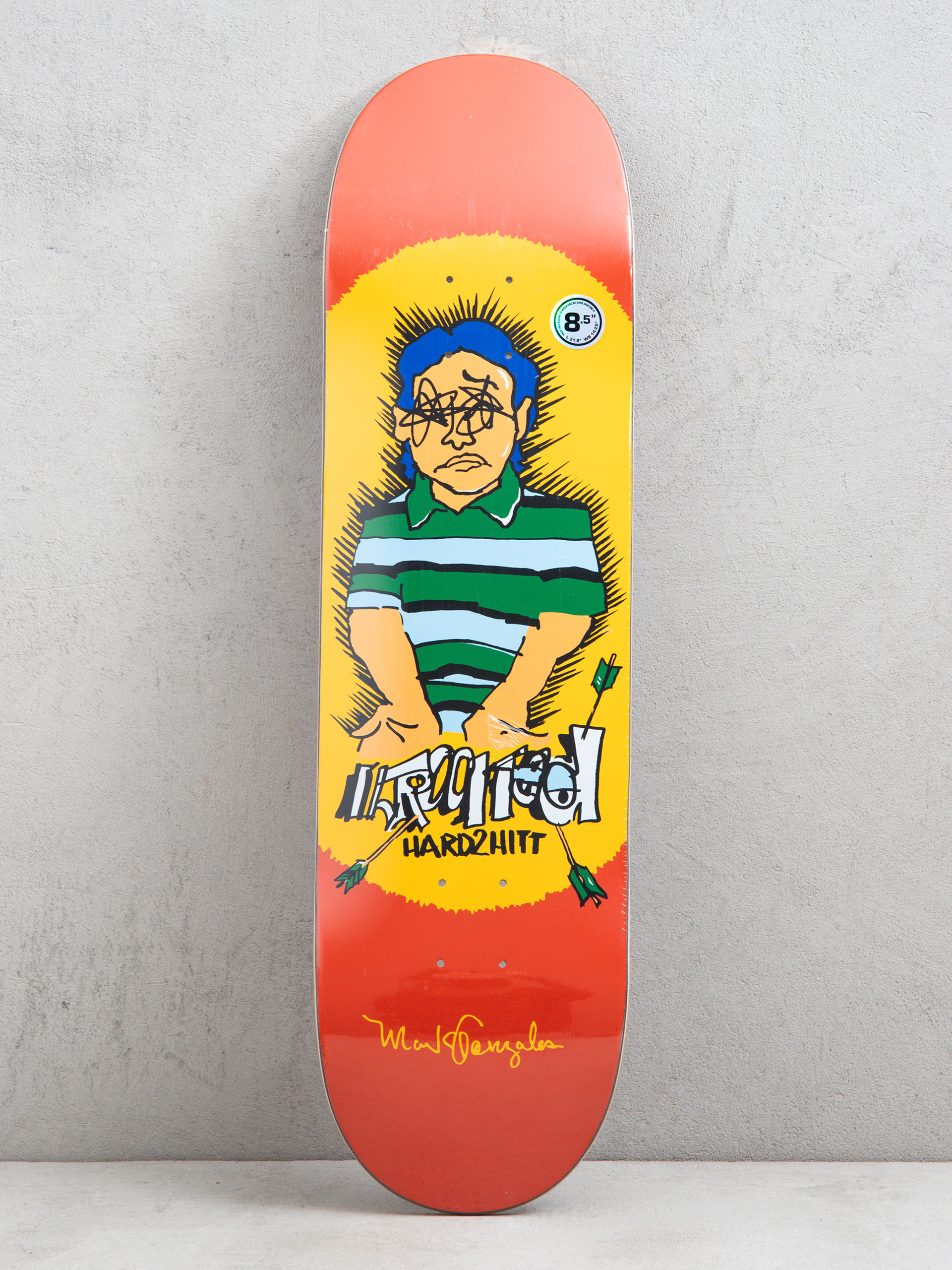 Deska Krooked Gonz Hard2Ihtt (orange)
