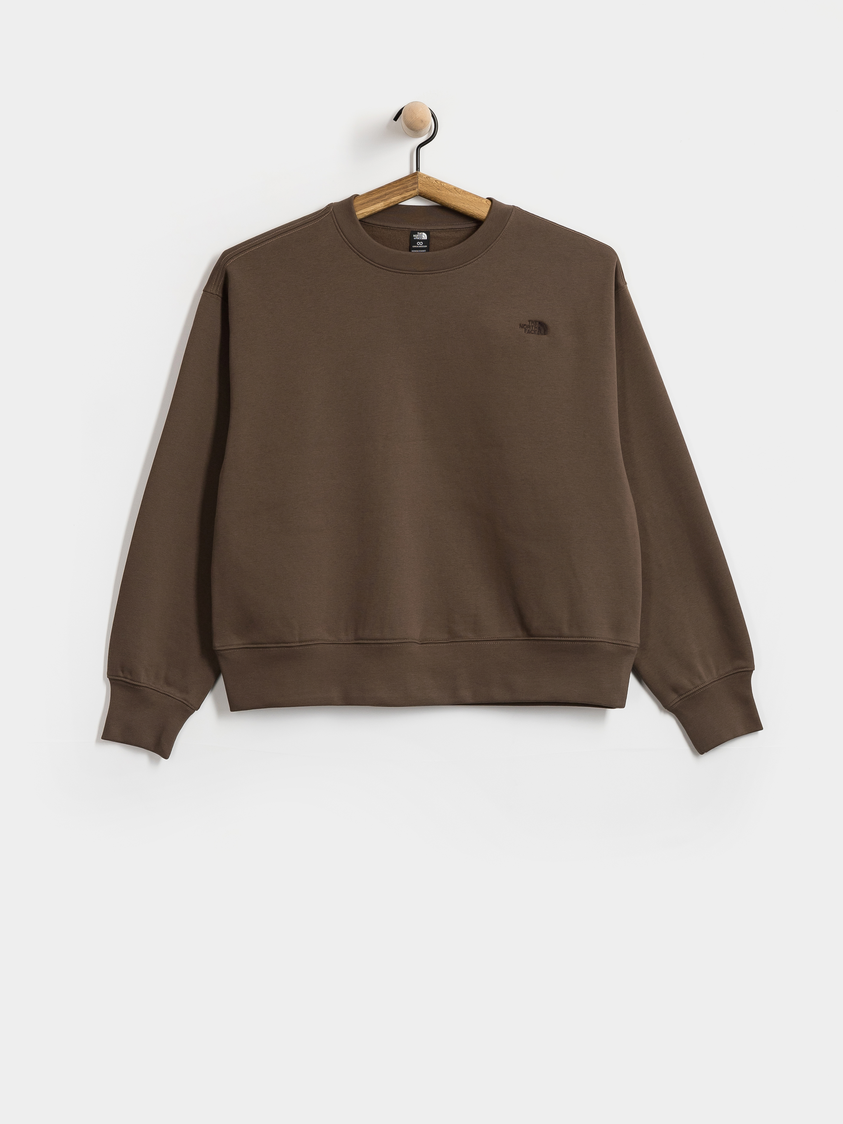 Mikina The North Face Essential Simple Dome Boxy Wmn (smokey brown)