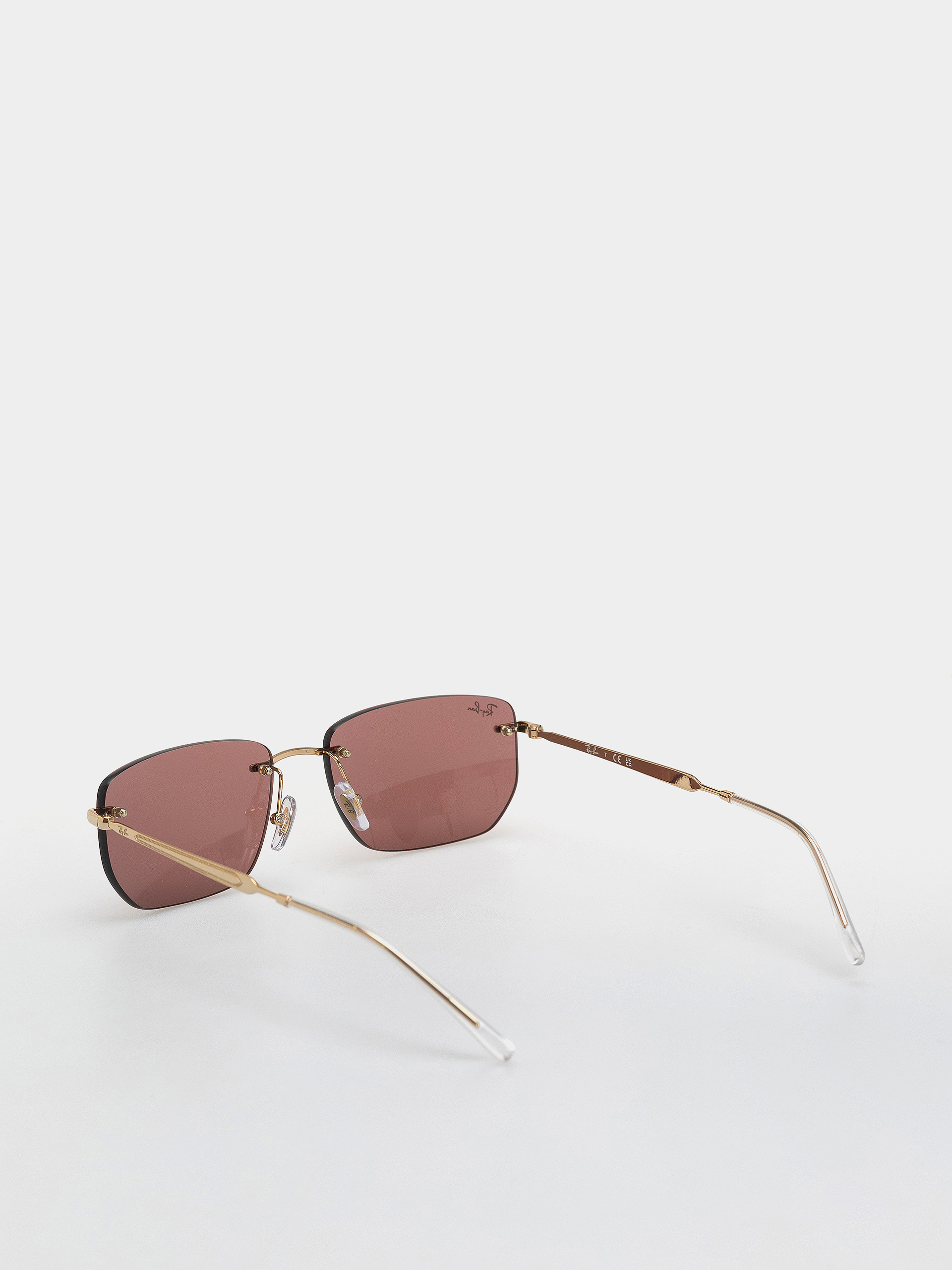 Sluneční brýle Ray-Ban Rb3768 (polerowany złoto arista/ciemnopurple i lustrzany red)