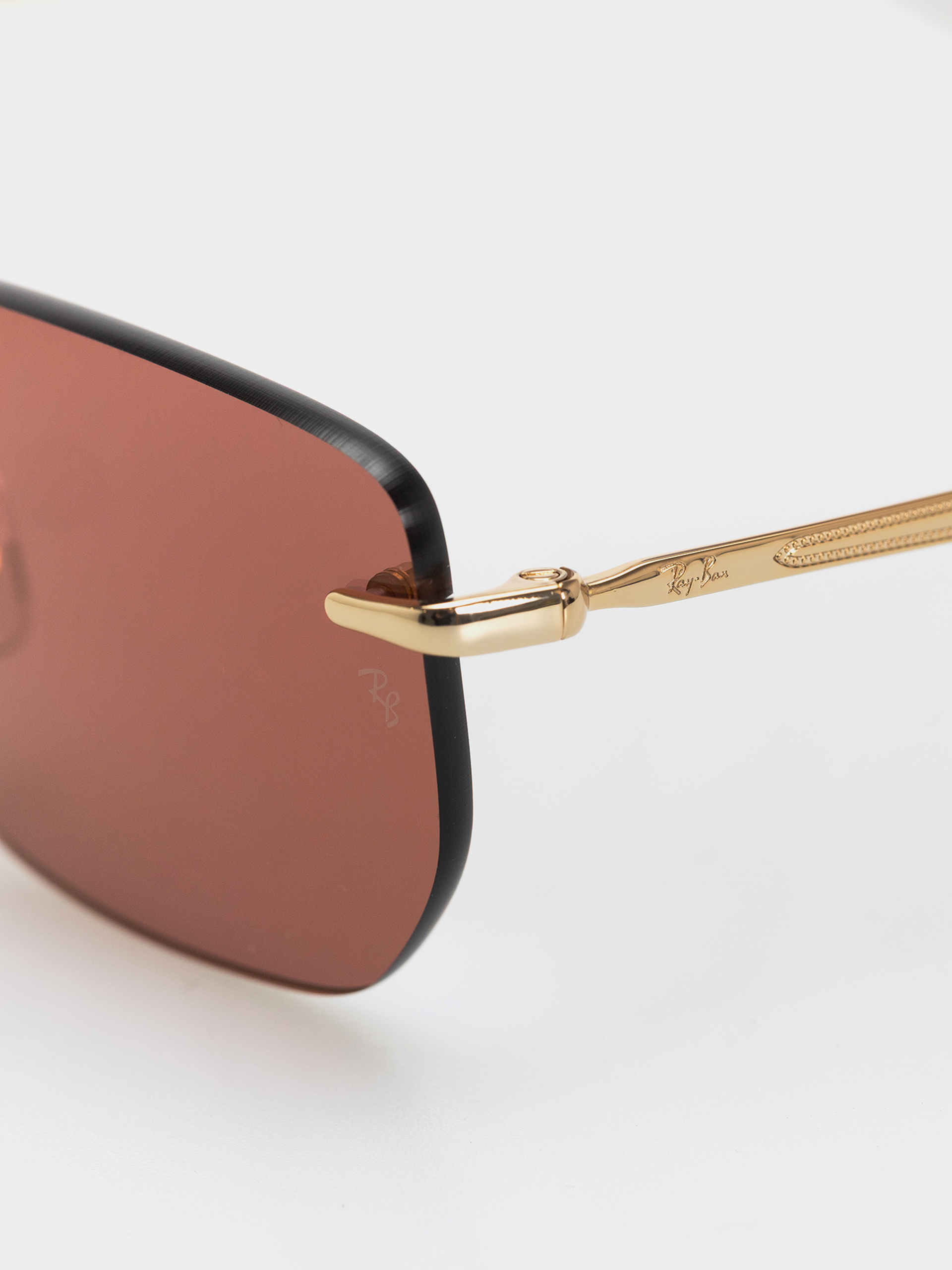 Sluneční brýle Ray-Ban Rb3768 (polerowany złoto arista/ciemnopurple i lustrzany red)