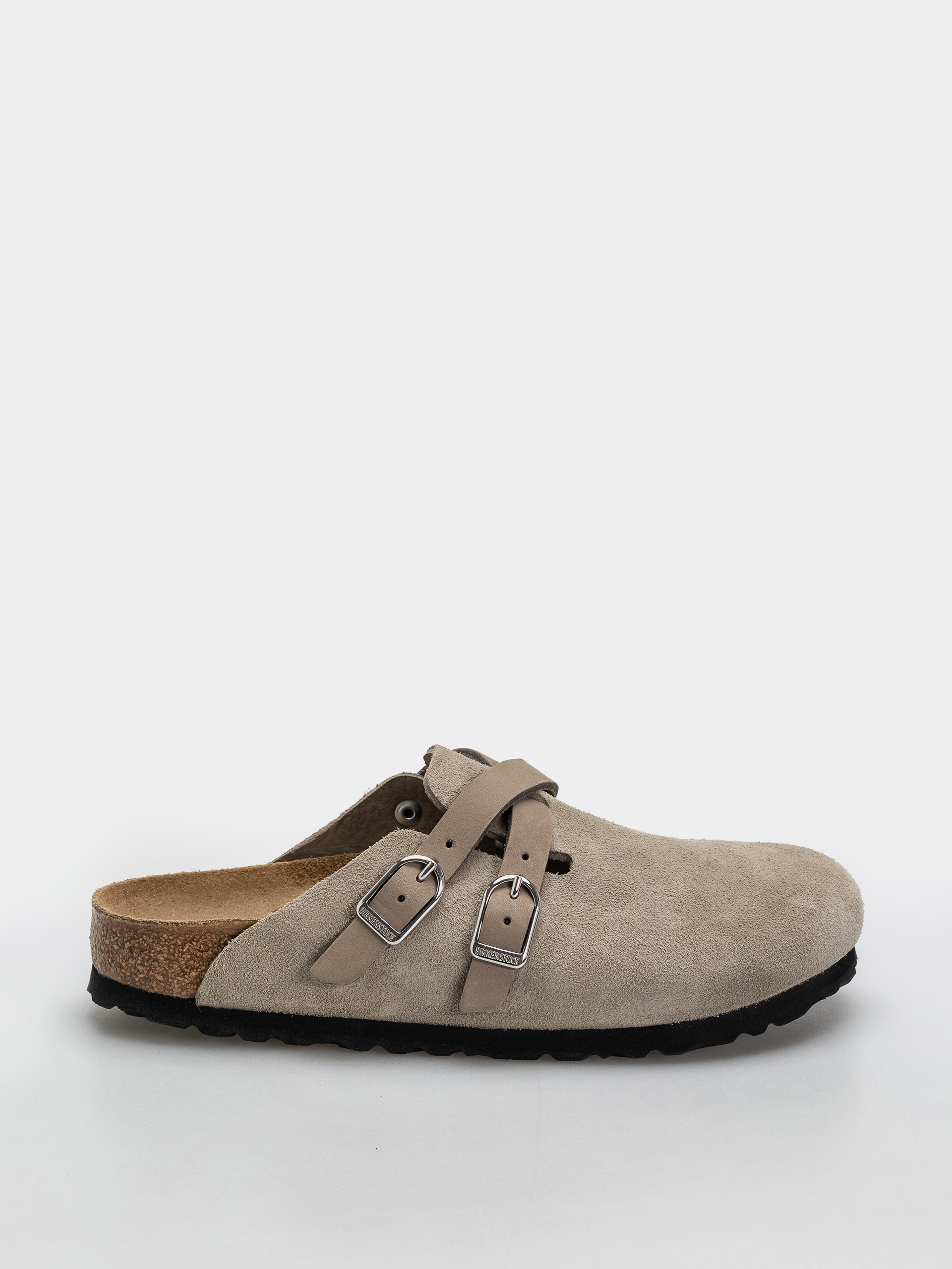 Plážovky Birkenstock Blair Suede Leather Narrow Wmn (taupe)