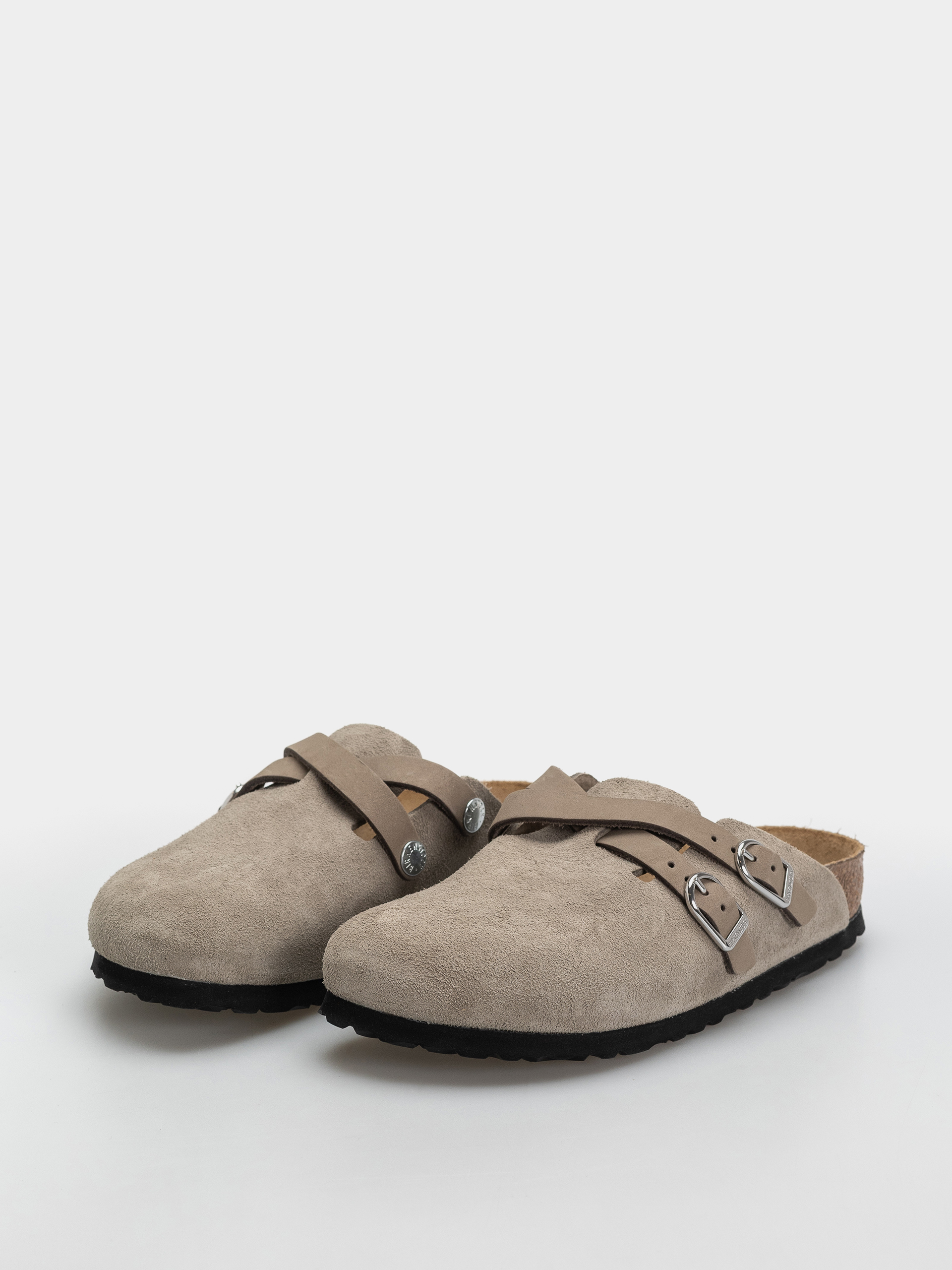 Plážovky Birkenstock Blair Suede Leather Narrow Wmn (taupe)