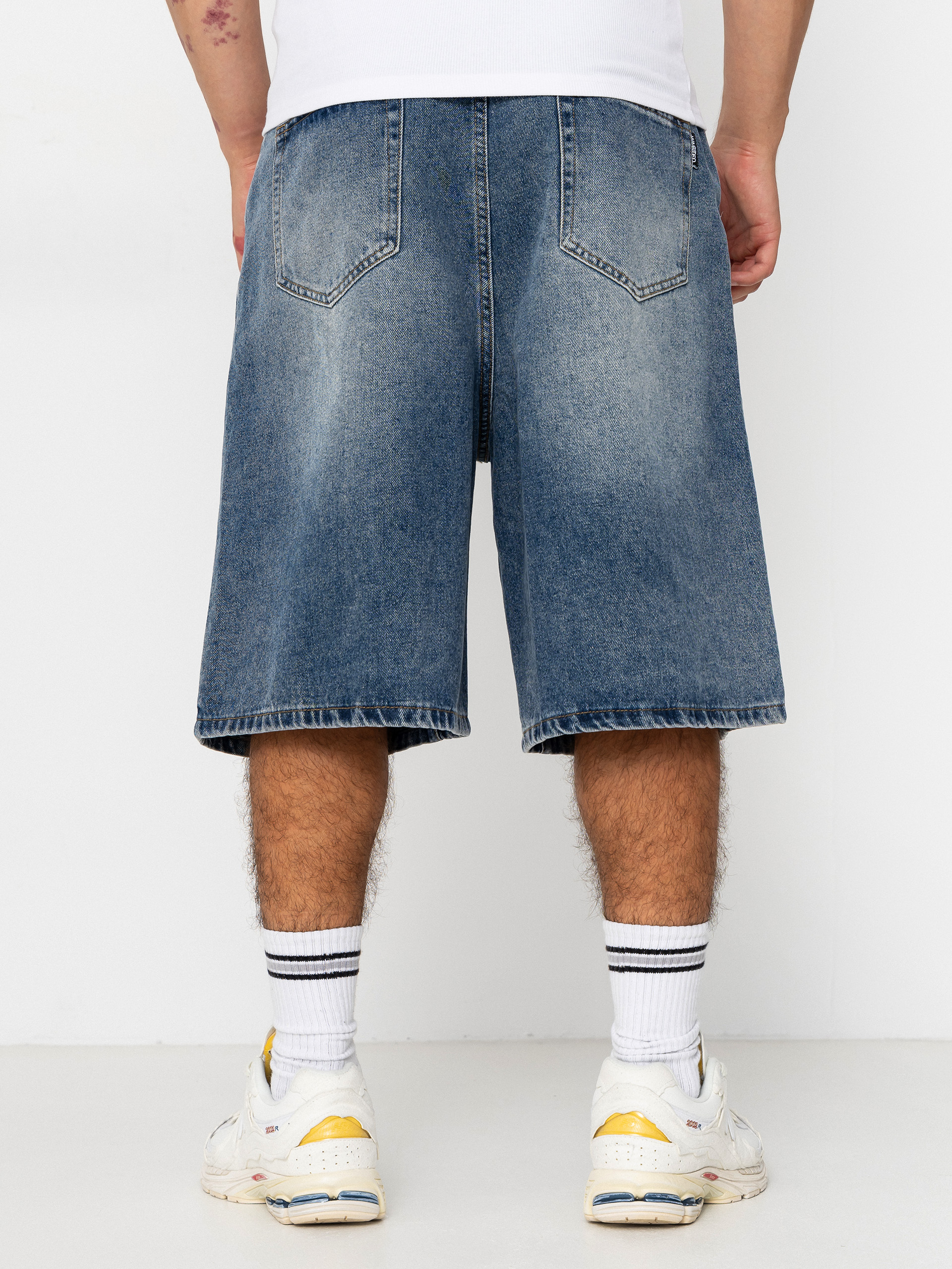 Kraťasy Wasted Paris Faded Casper (vintage blue)