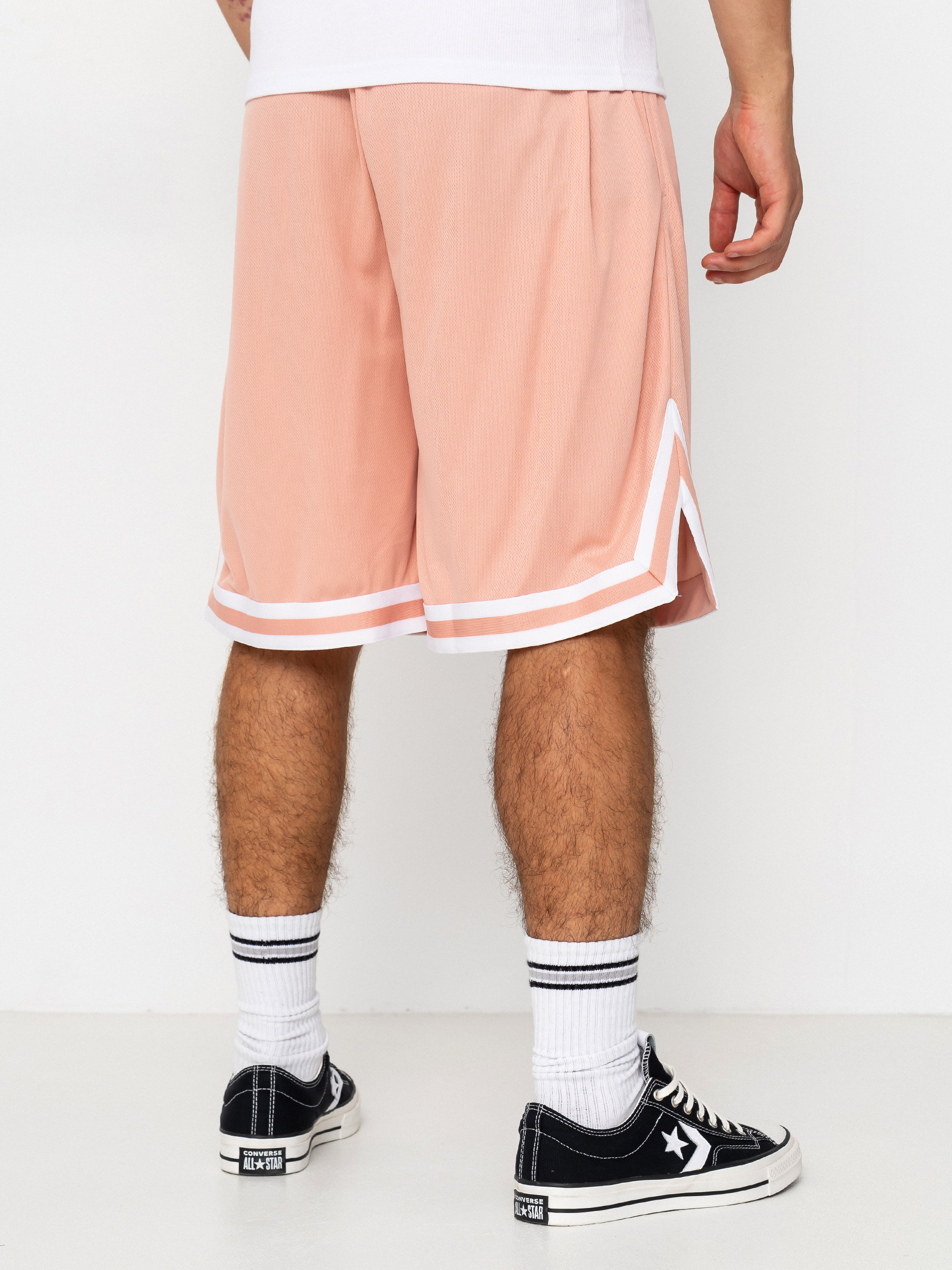 Kraťasy Karl Kani Small Signature Essential Mesh (pink)