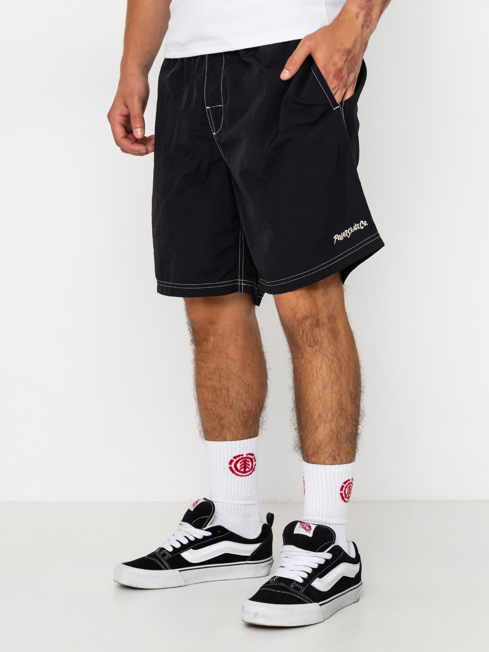 Kraťasy Polar Skate Ziggy Swim (black)