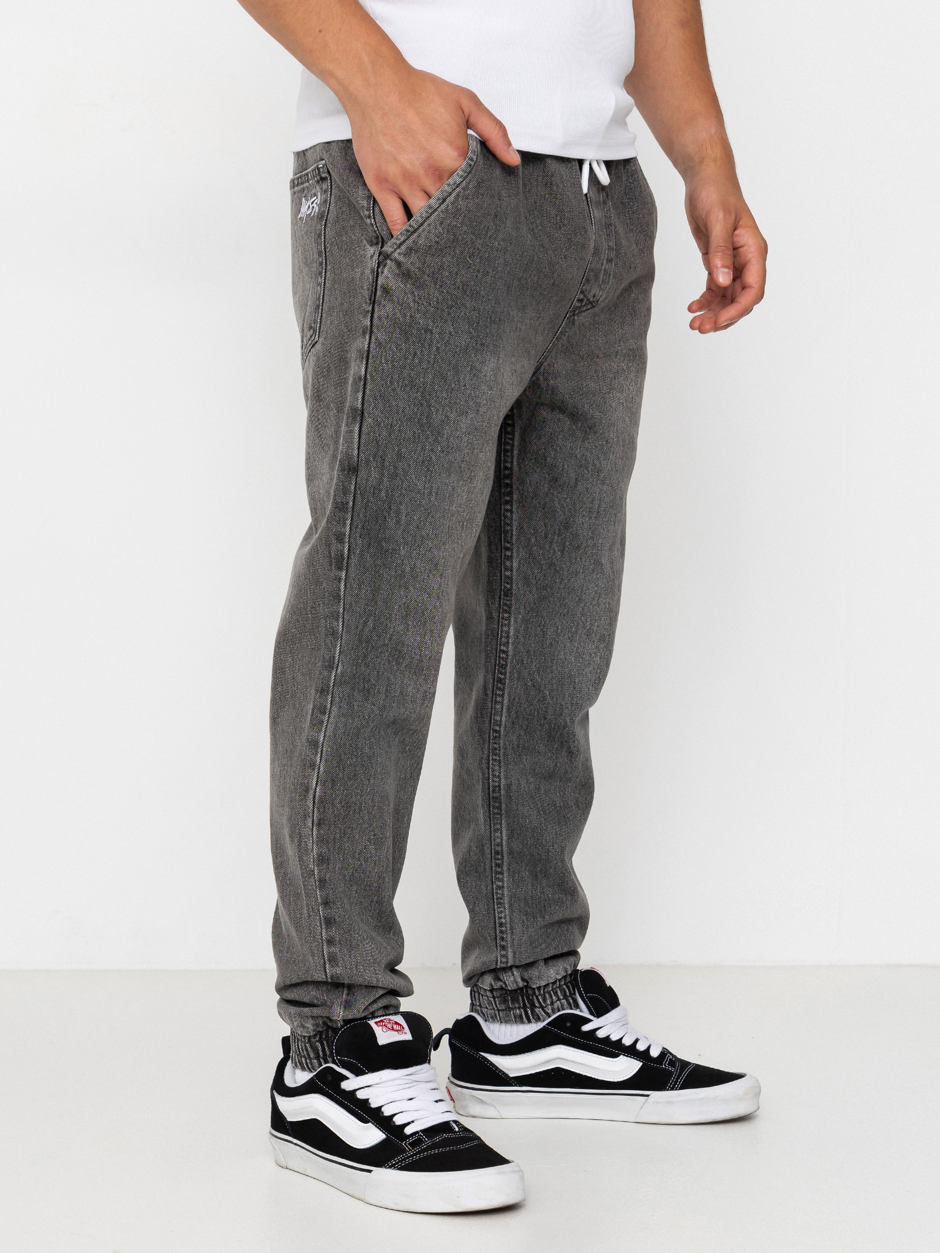 Kalhoty MassDnm Jogger Jeans Signature 2.0 (grey)