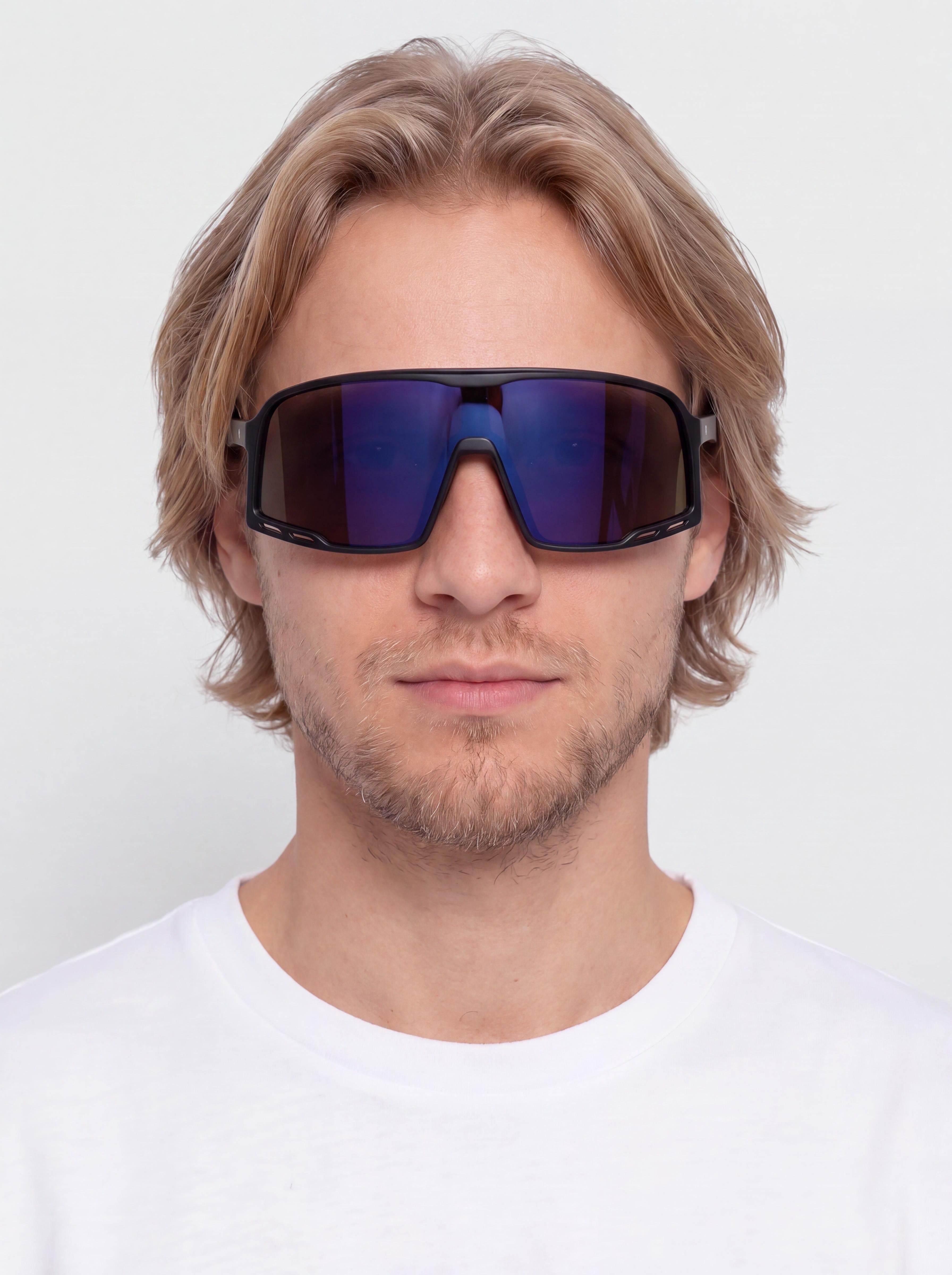 Sluneu010dnu00ed bru00fdle CHPO Henrik (matte black/purple mirror)