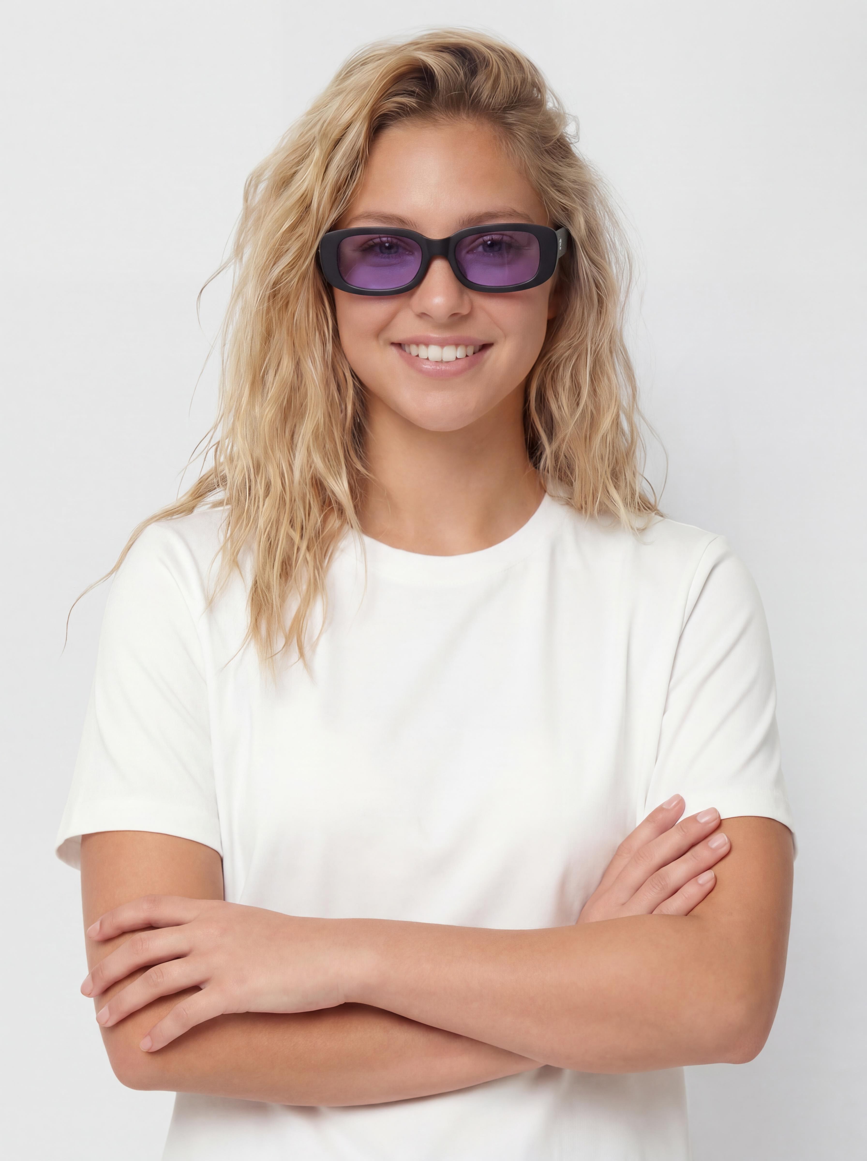 Sluneční brýle CHPO Nicole (matte black/purple)