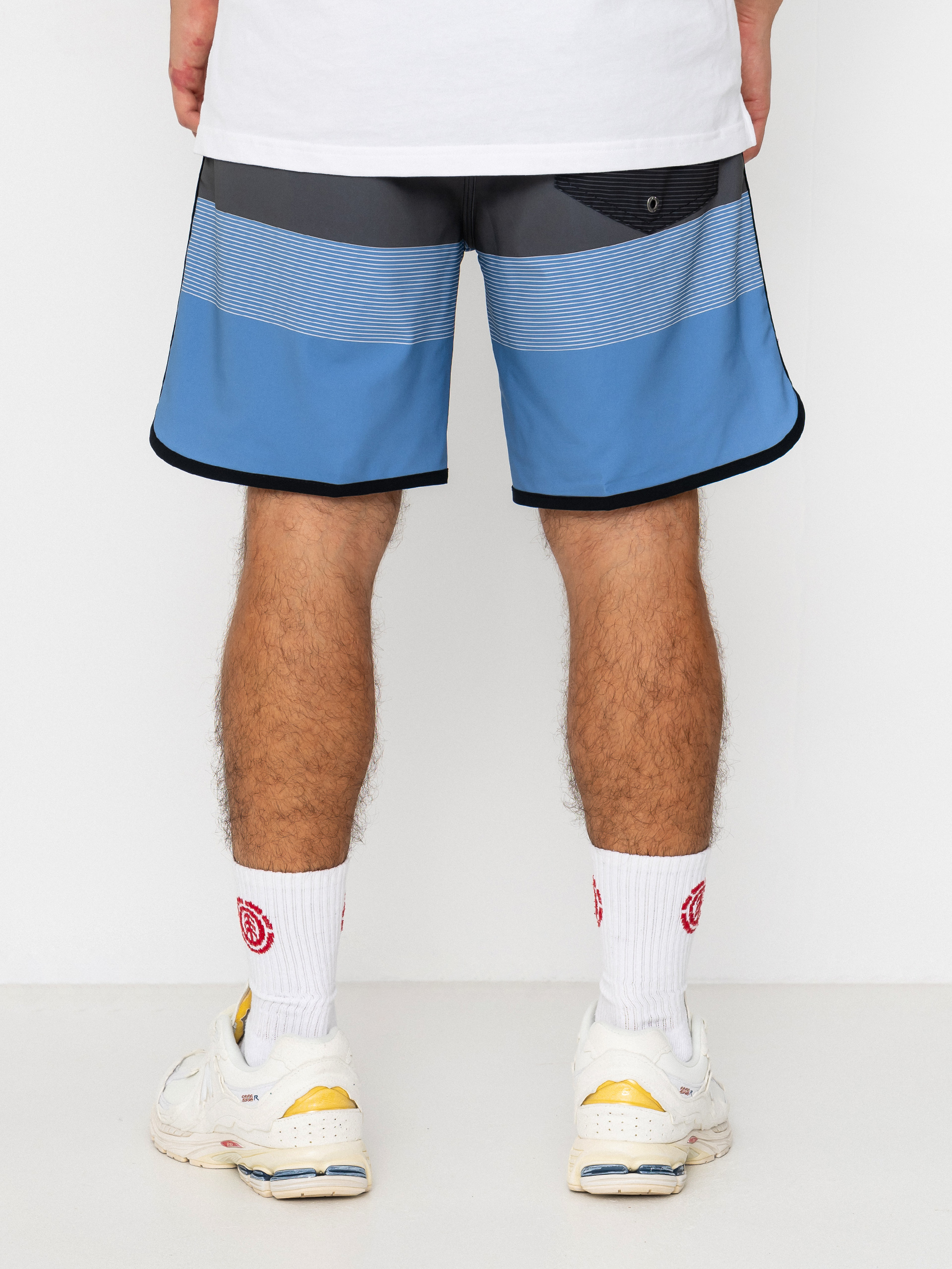 Plážové kraťasy Quiksilver Surfsilk Scallop 18 (black tijuana)