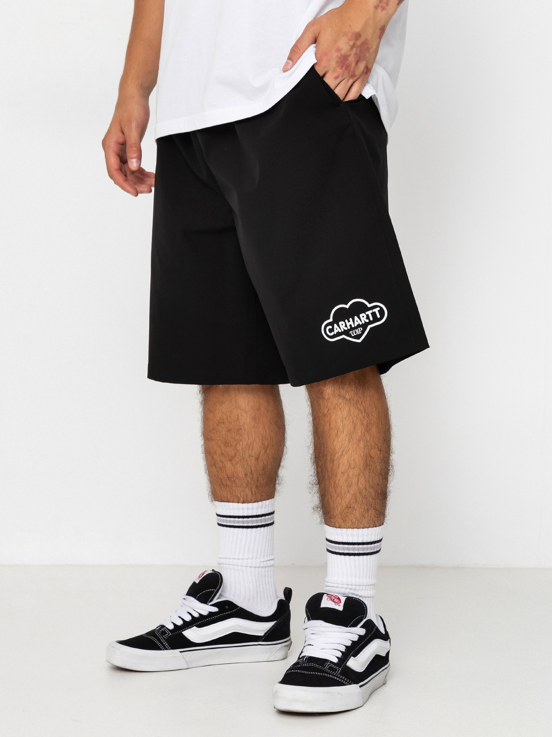 Kraťasy Carhartt WIP Cloud Heart Swim (black)