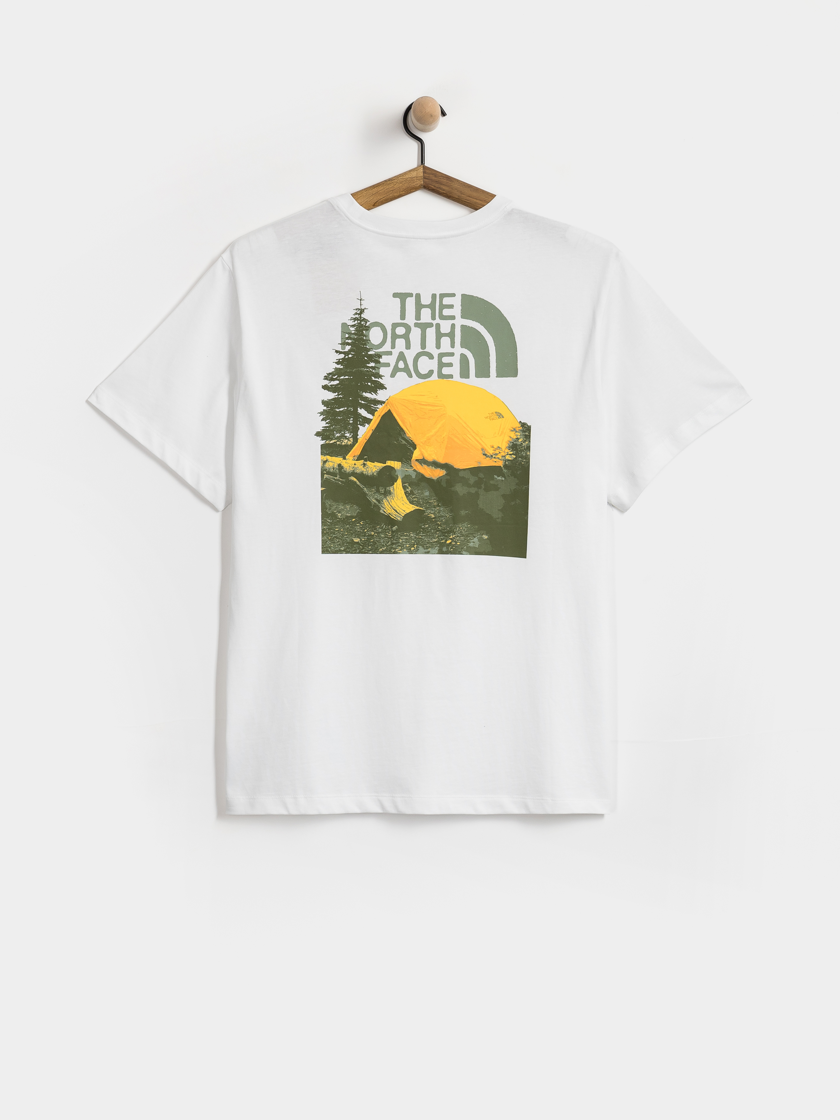 Tričko The North Face Pitch A Tent Relaxed (tnf white)