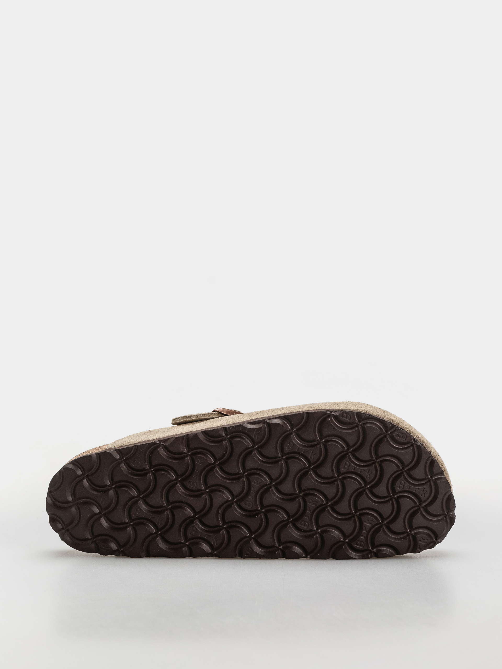 Plážovky Birkenstock Boston Soft Footbed Suede Leather Narrow (taupe)