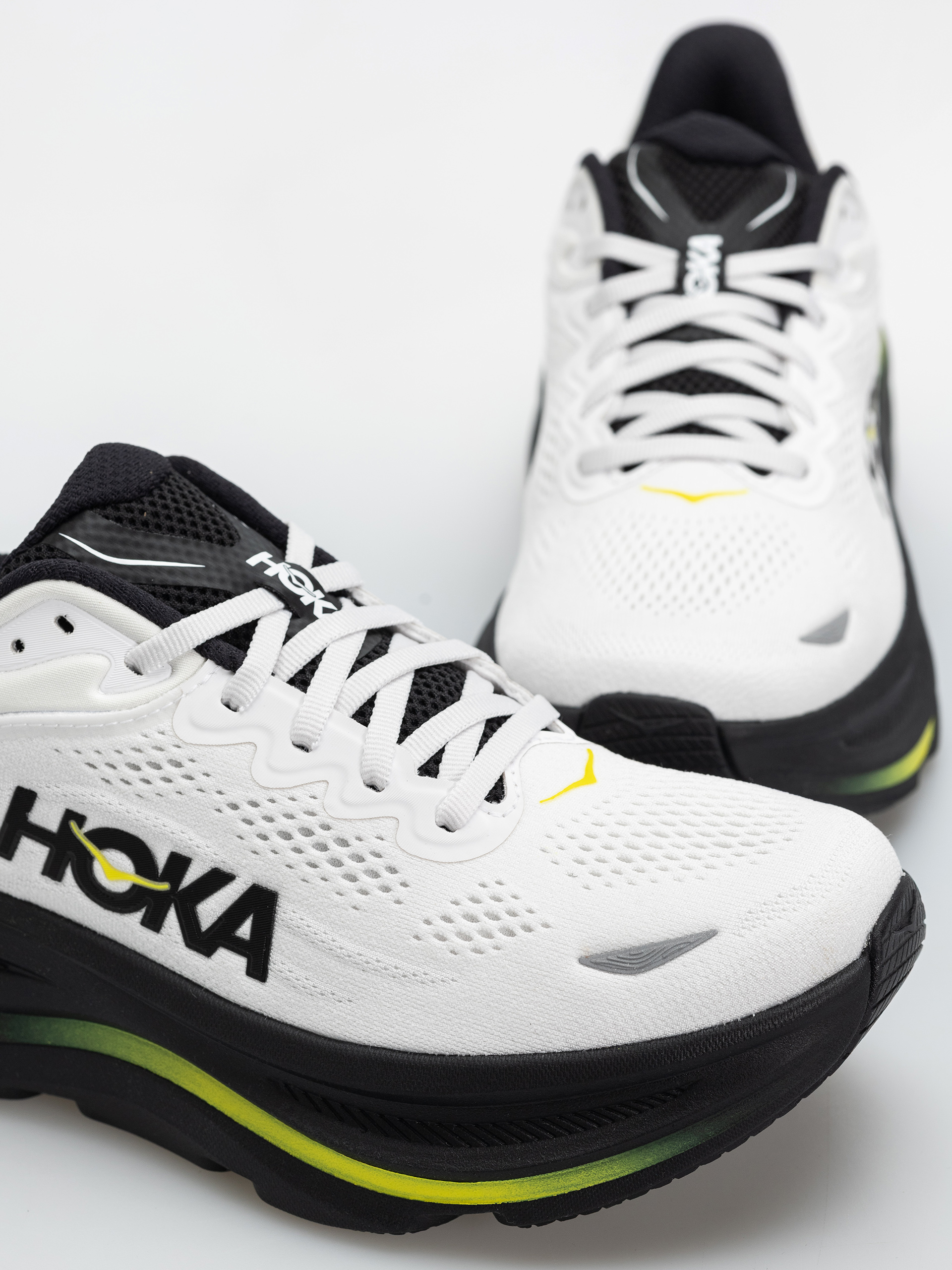 Boty Hoka Bondi 9 (white/citrus)