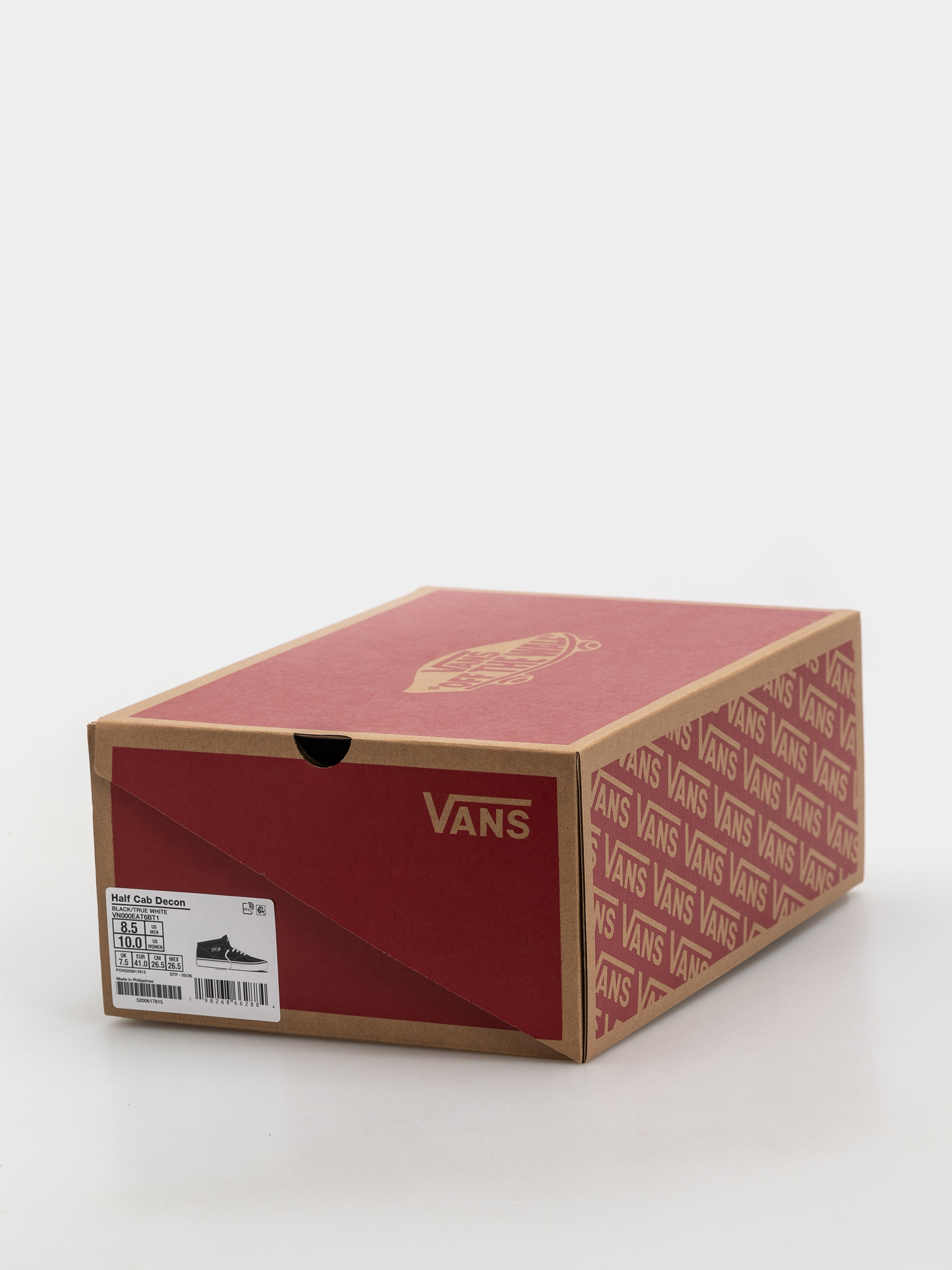 Boty Vans Half Cab Decon (black/true white)