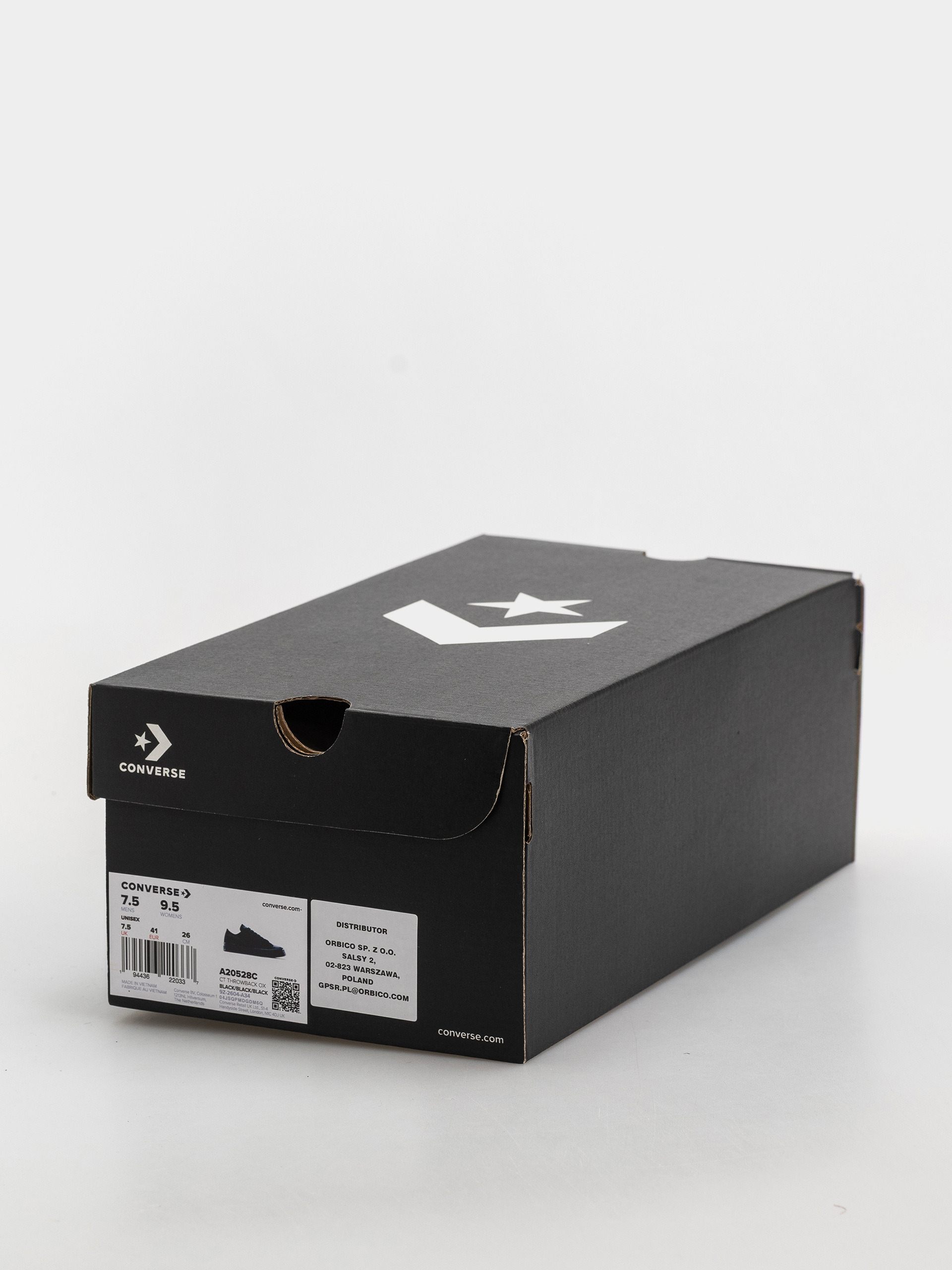Tenisky Converse Chuck Taylor Throwback Ox (black/black/black)