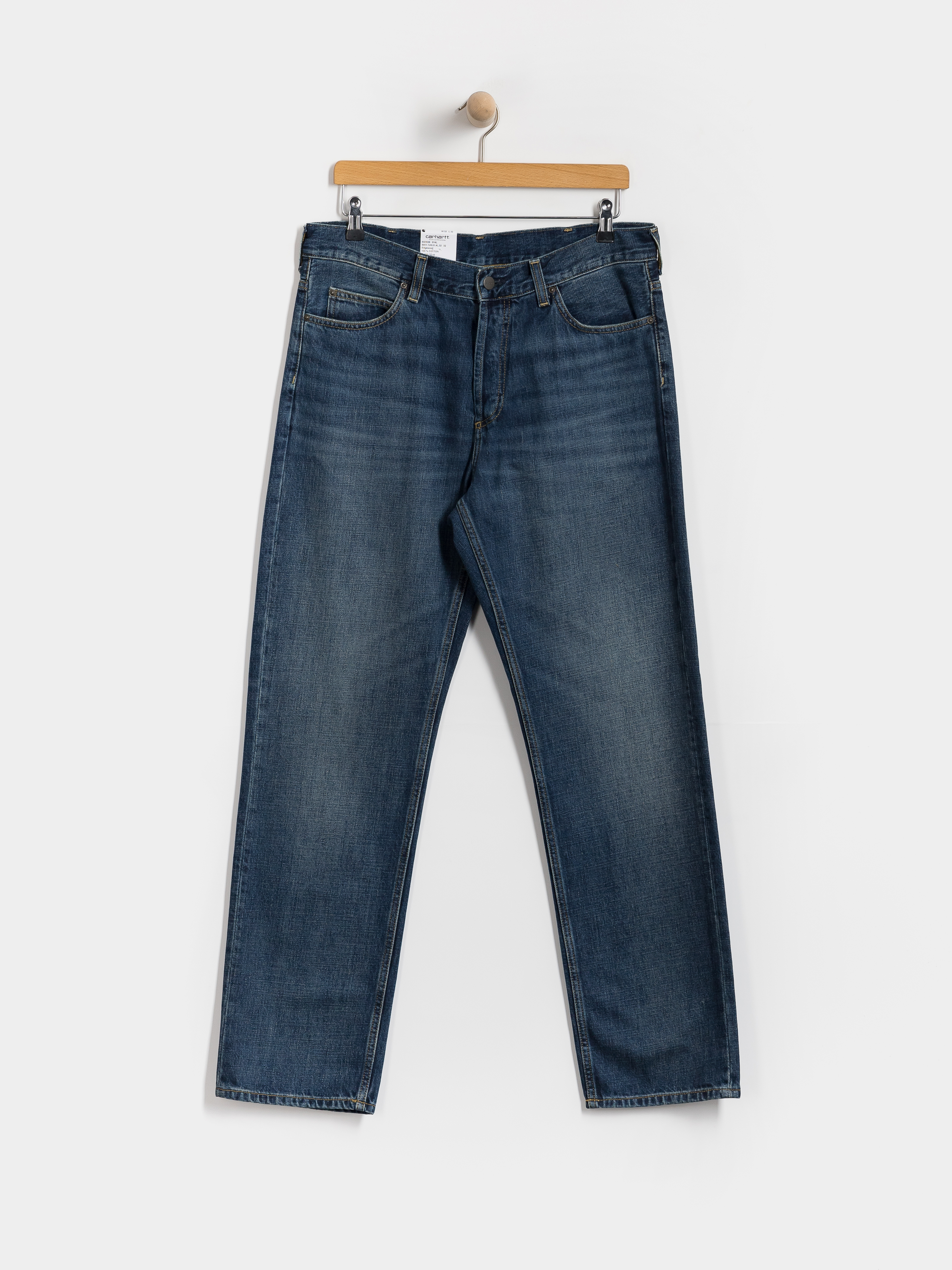 Kalhoty Carhartt WIP Marlow (blue/dark used wash)