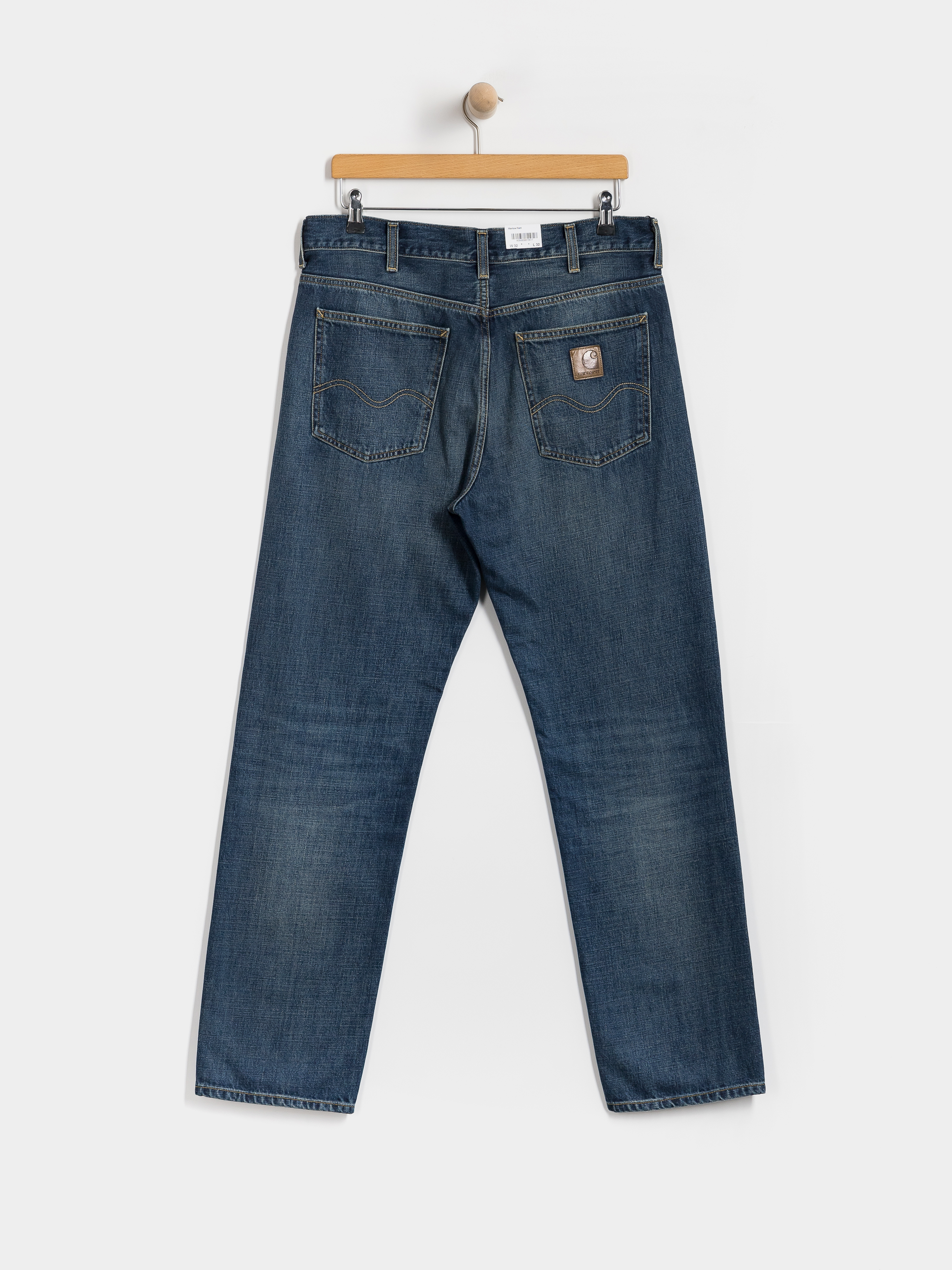 Kalhoty Carhartt WIP Marlow (blue/dark used wash)