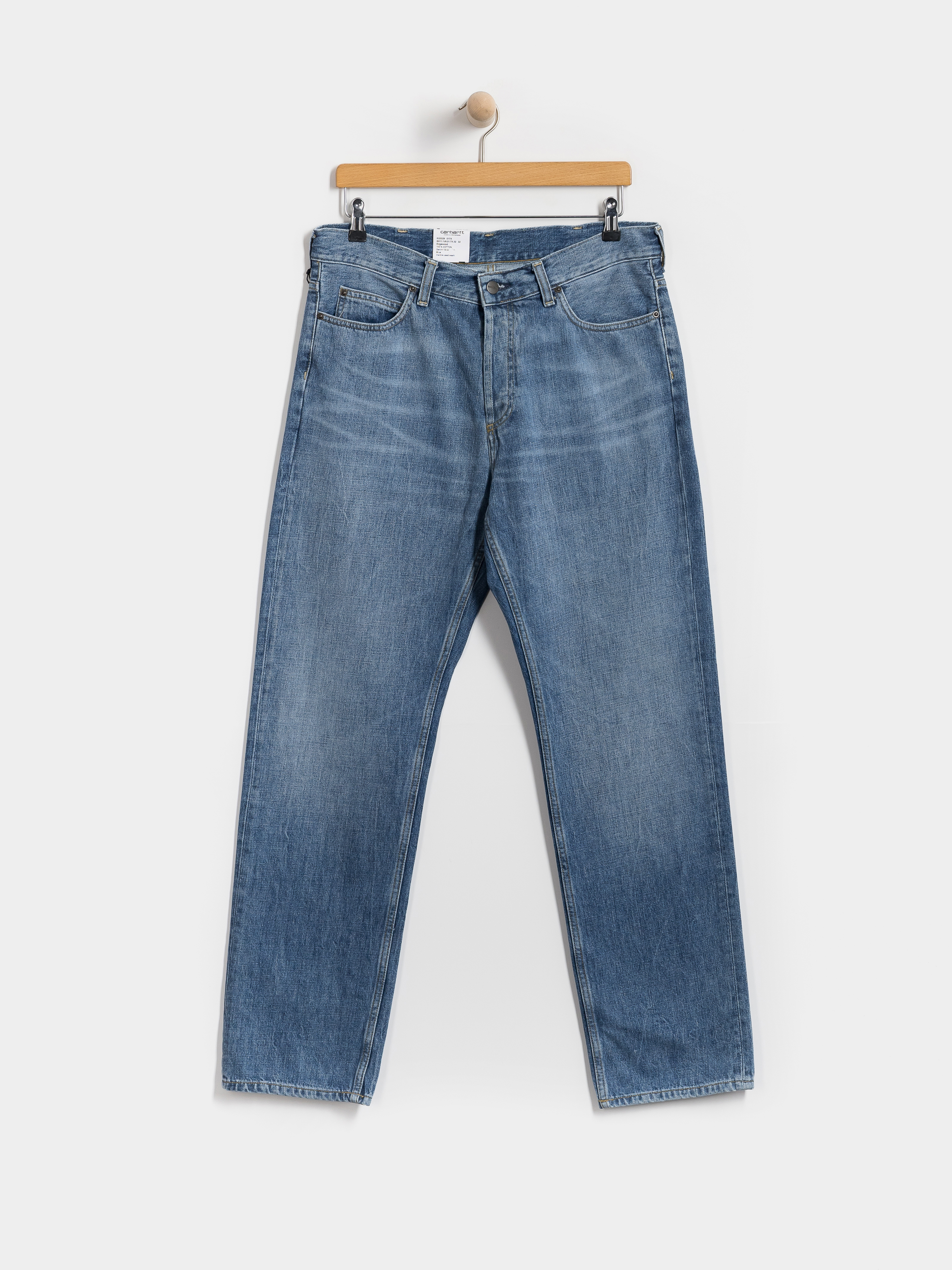 Kalhoty Carhartt WIP Marlow (blue/marble used wash)