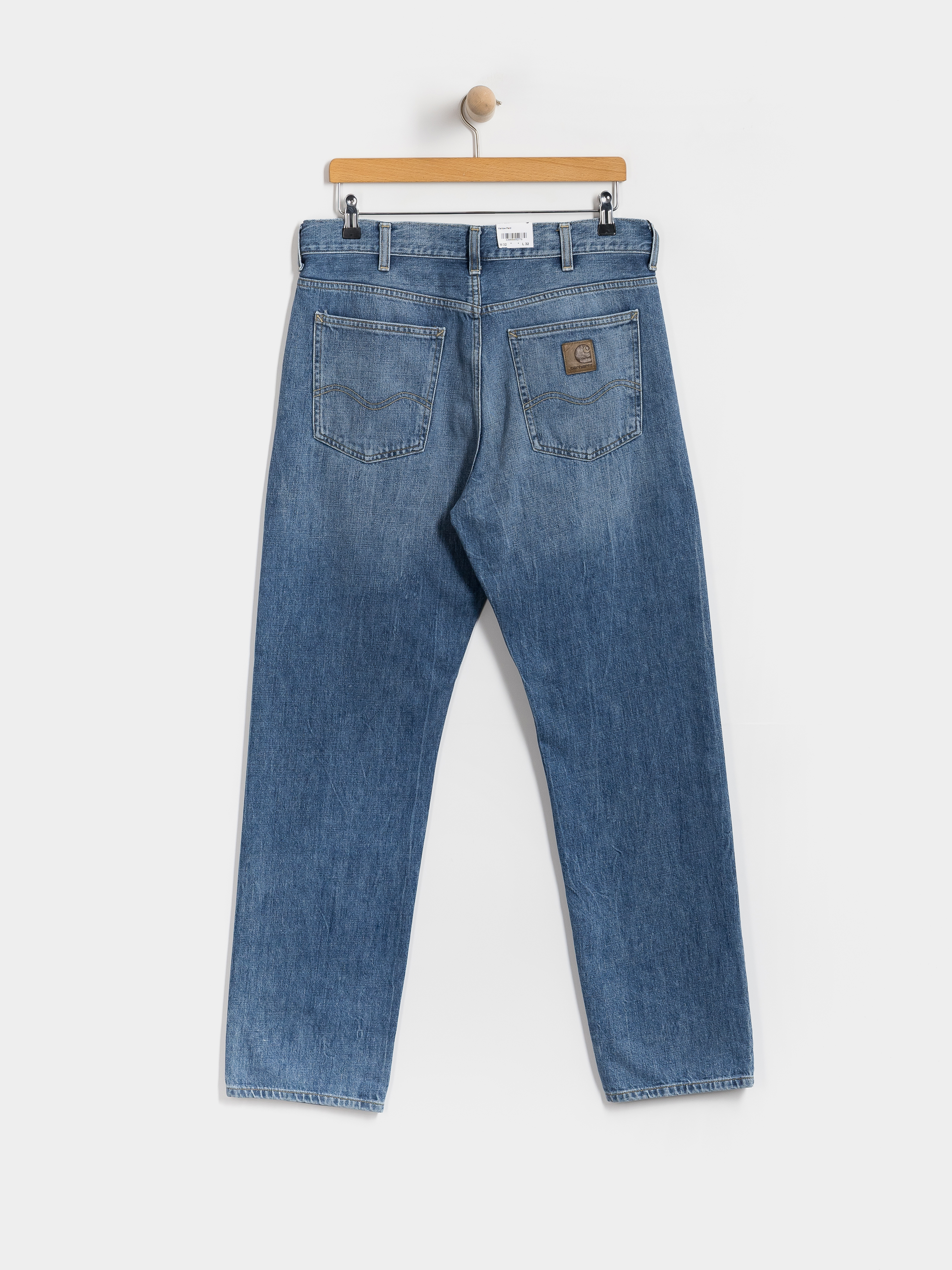 Kalhoty Carhartt WIP Marlow (blue/marble used wash)