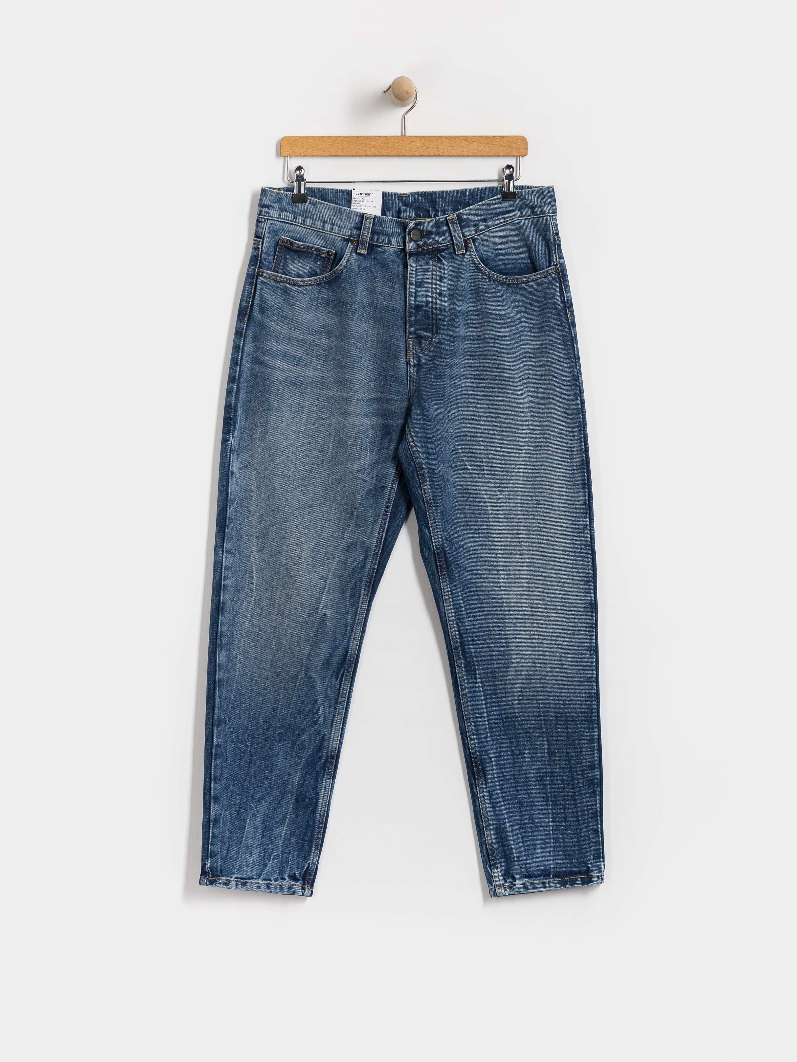 Kalhoty Carhartt WIP Newel (blue/marble used wash)